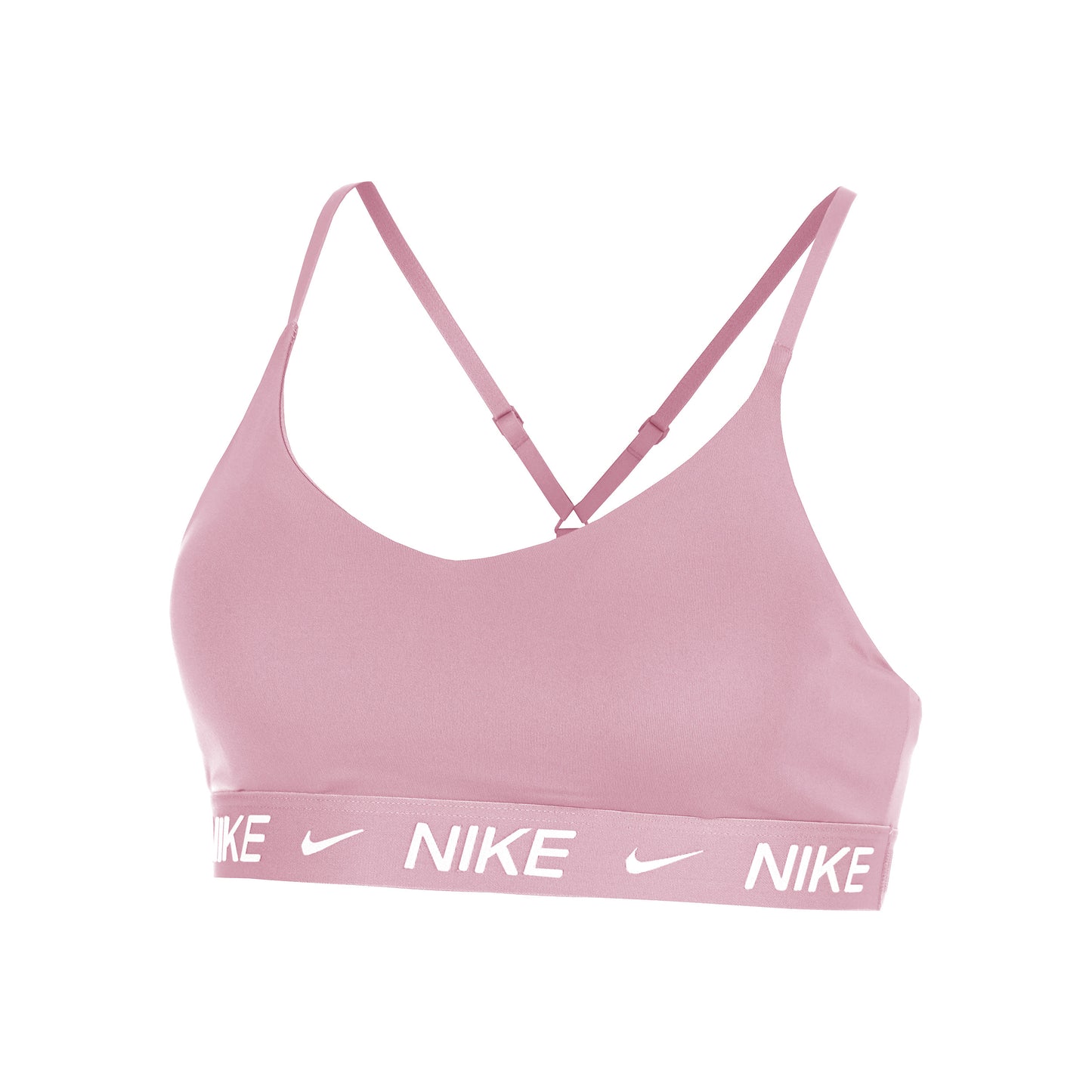 Nike Dri-Fit INDY LGT Support Sport-BH Damen-altrosa
