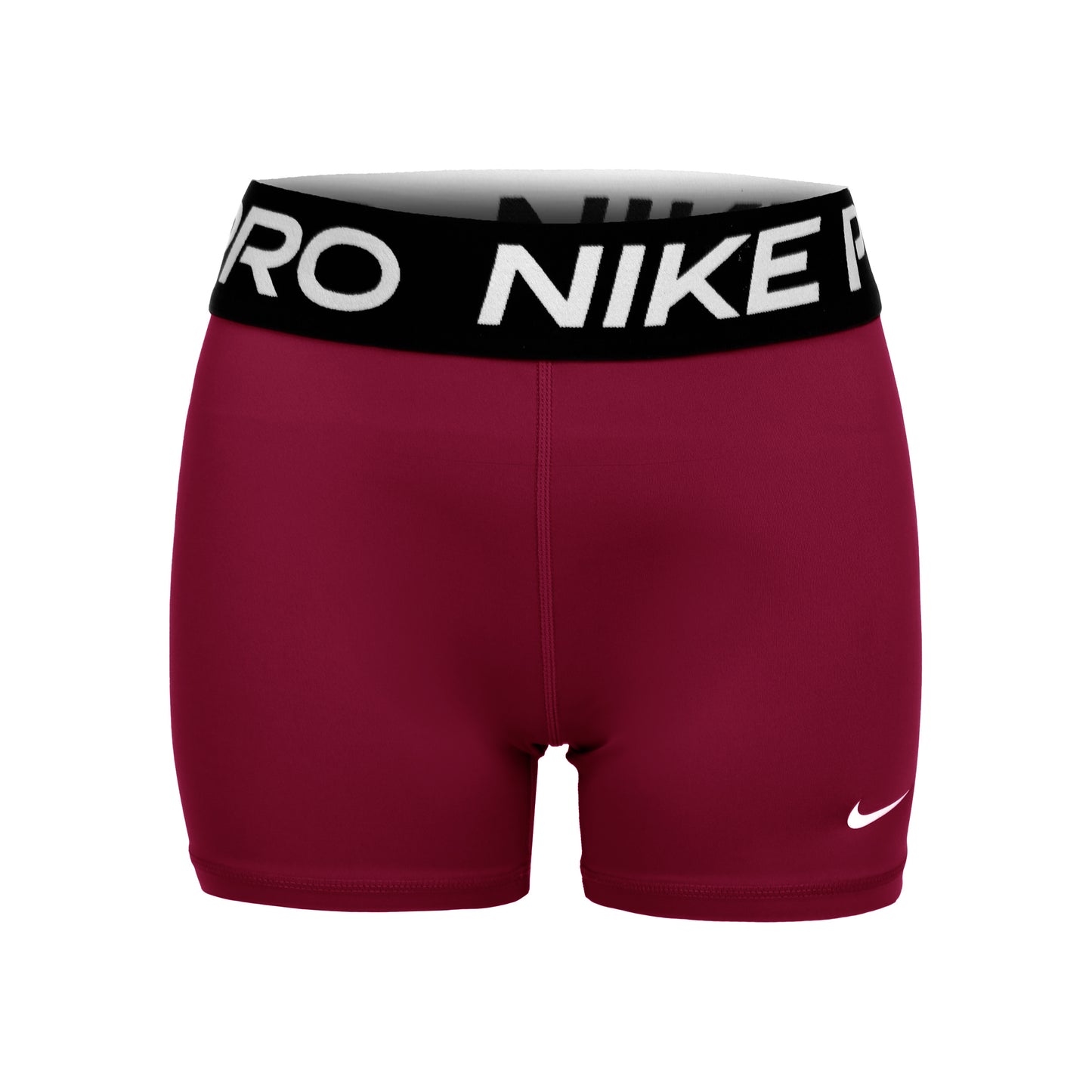 Nike Dri-Fit Big Kids 3in Shorts Mädchen - weinrot, schwarz