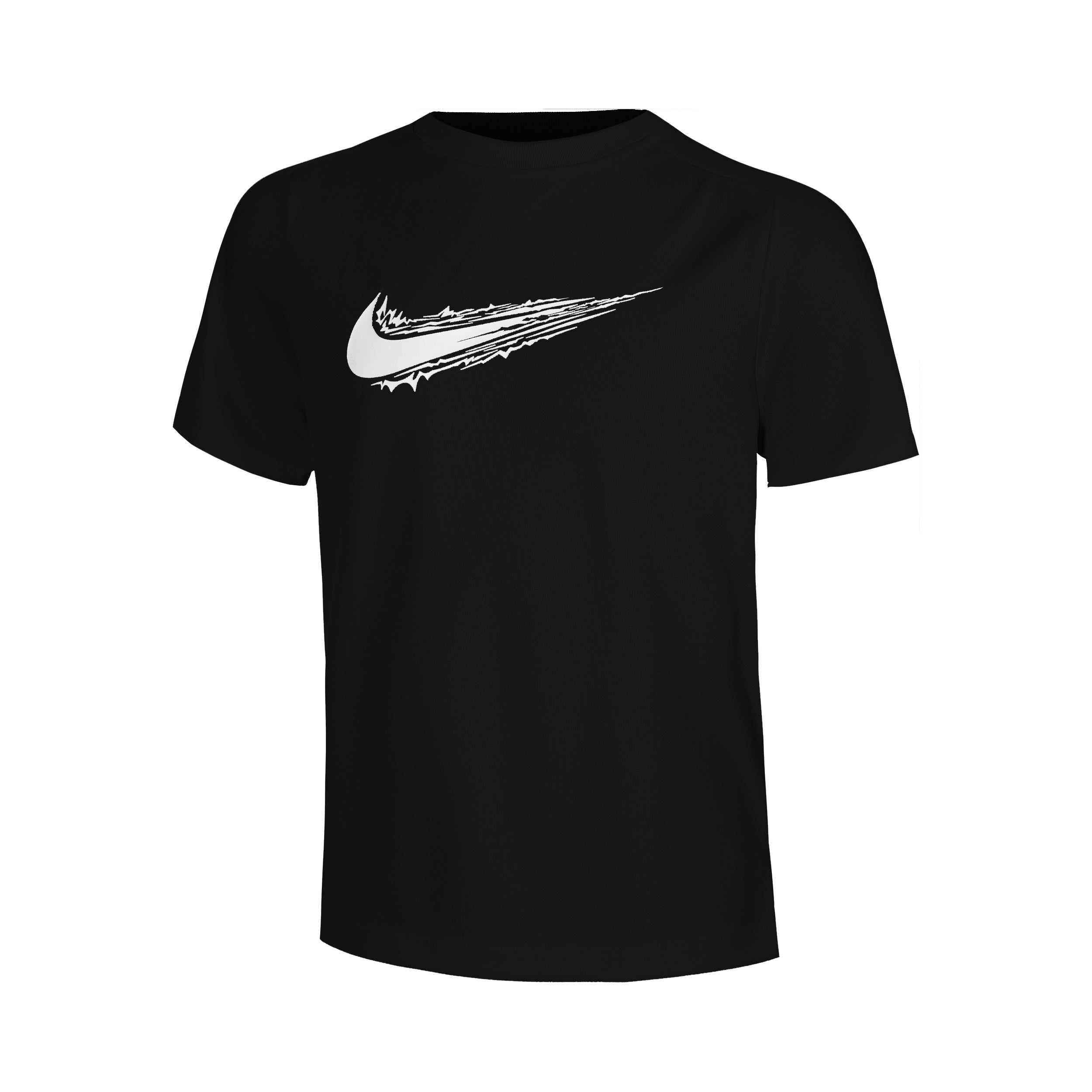 Nike Dri-Fit Multi T-Shirt Kinder-Schwarz,Weiß