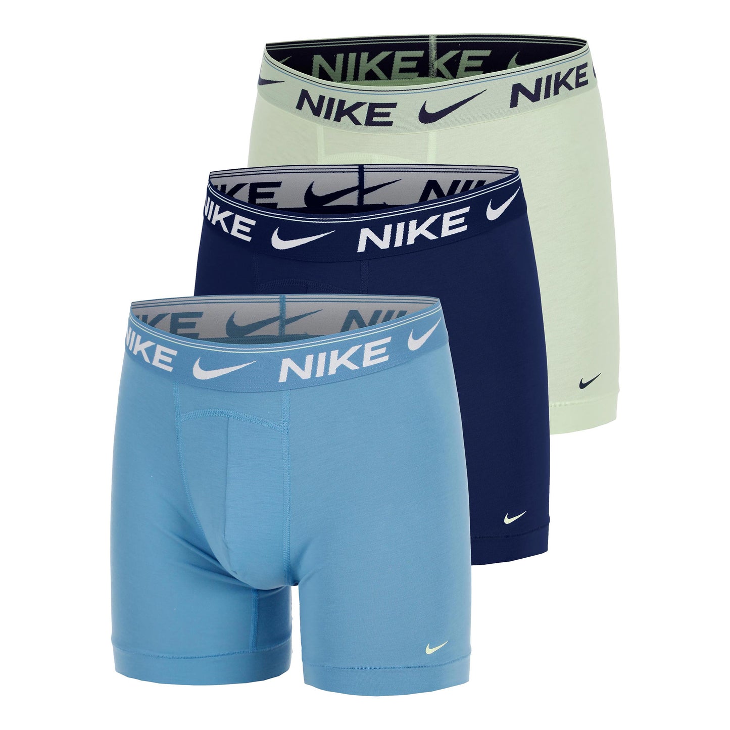 Nike Ultra Comfort Boxer Short 3er Pack Herren - blau, salbei