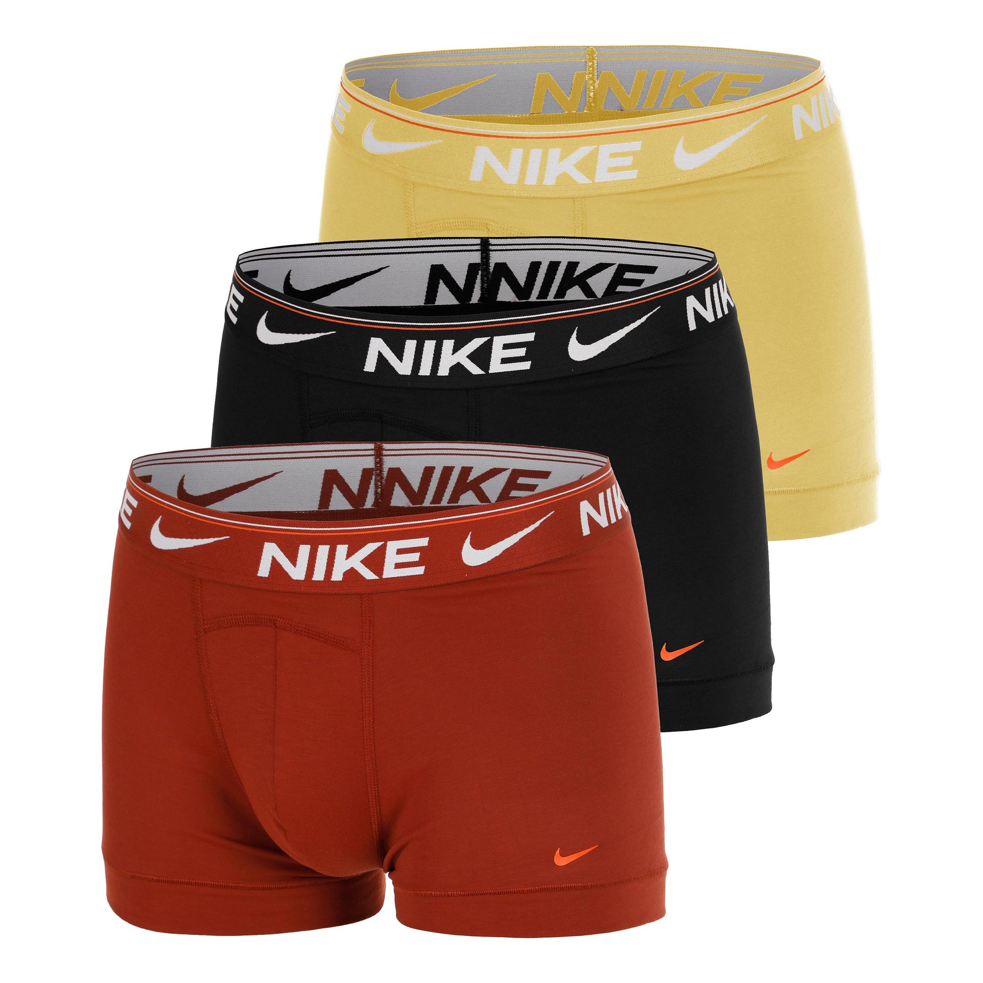 Nike Ultra Comfort Boxer Short 3er Pack Herren-Goldgelb,Schwarz