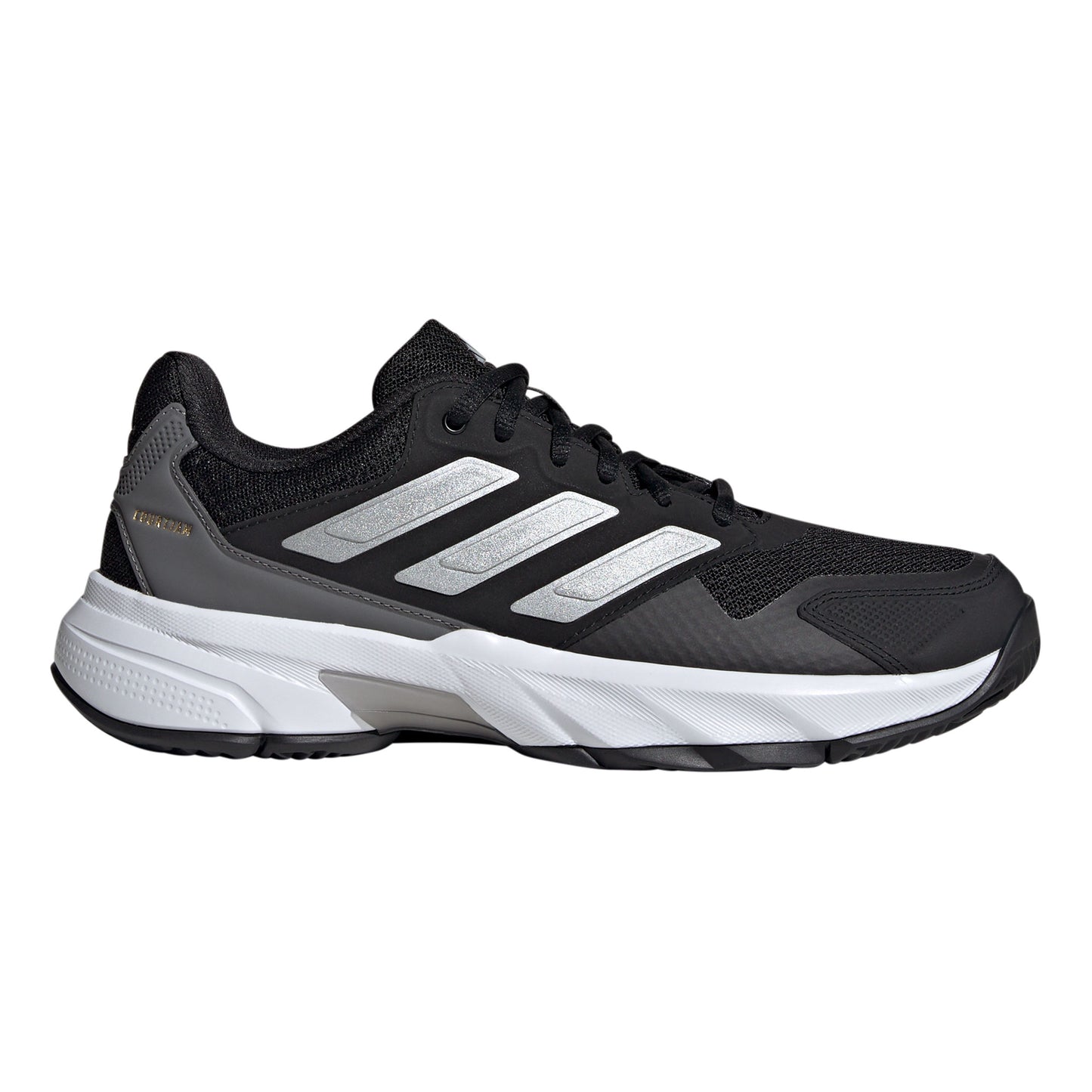 adidas CourtJam Control 3 Allcourtschuh Damen - schwarz, silber