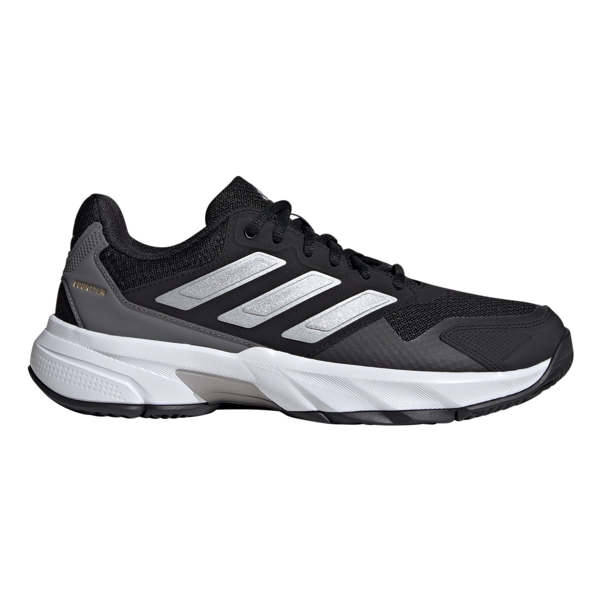 adidas CourtJam Control 3 Allcourtschuh Damen - schwarz, silber
