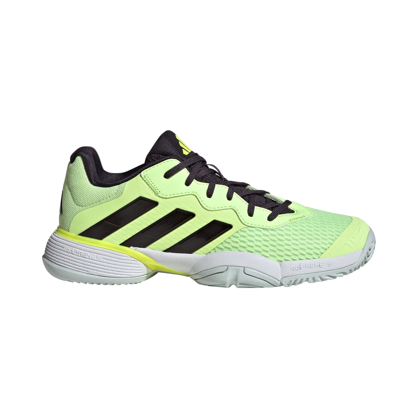 adidas Barricade Allcourtschuh Kinder - hellgrün, schwarz