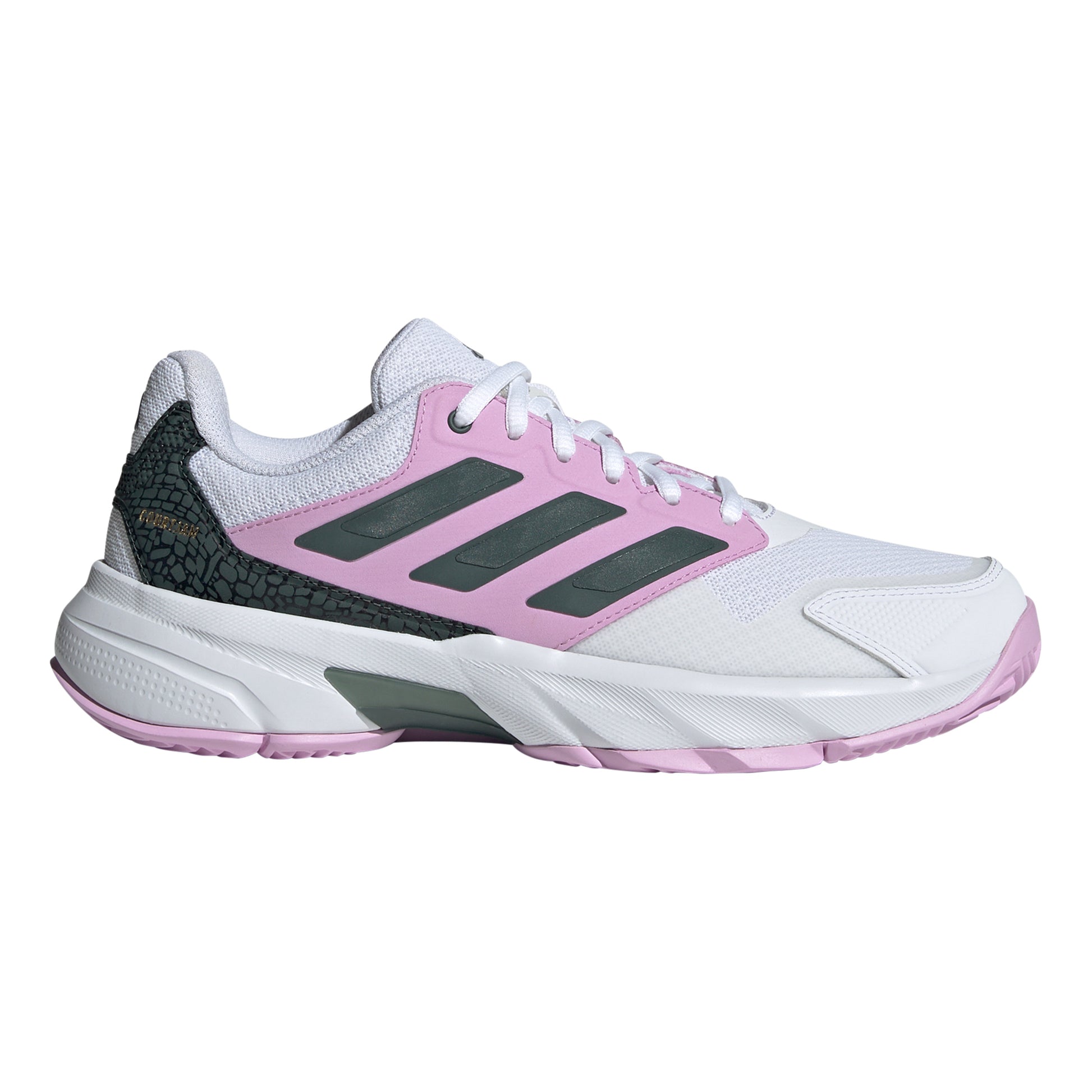 adidas CourtJam Control 3 Allcourtschuh Damen - weiß, flieder