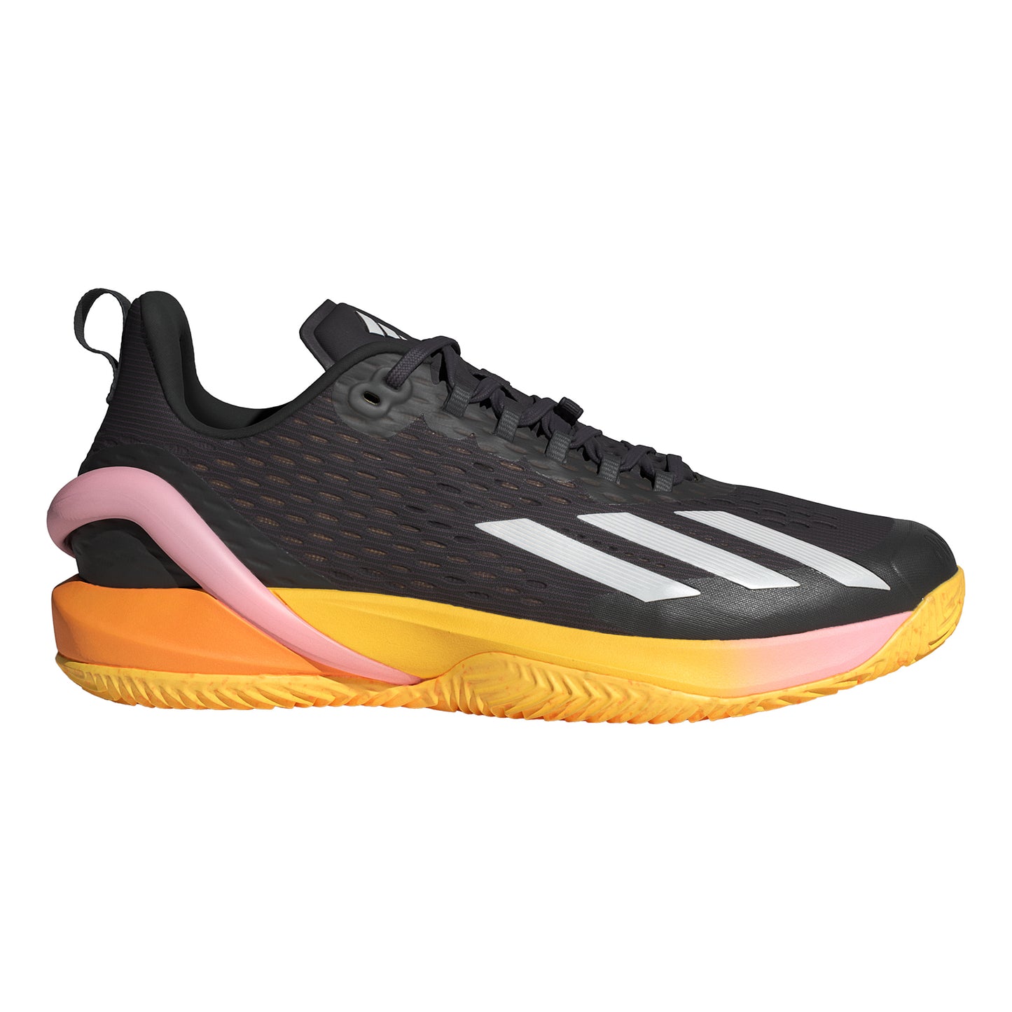 adidas Adizero Cybersonic Sandplatzschuh Herren - schwarz, orange