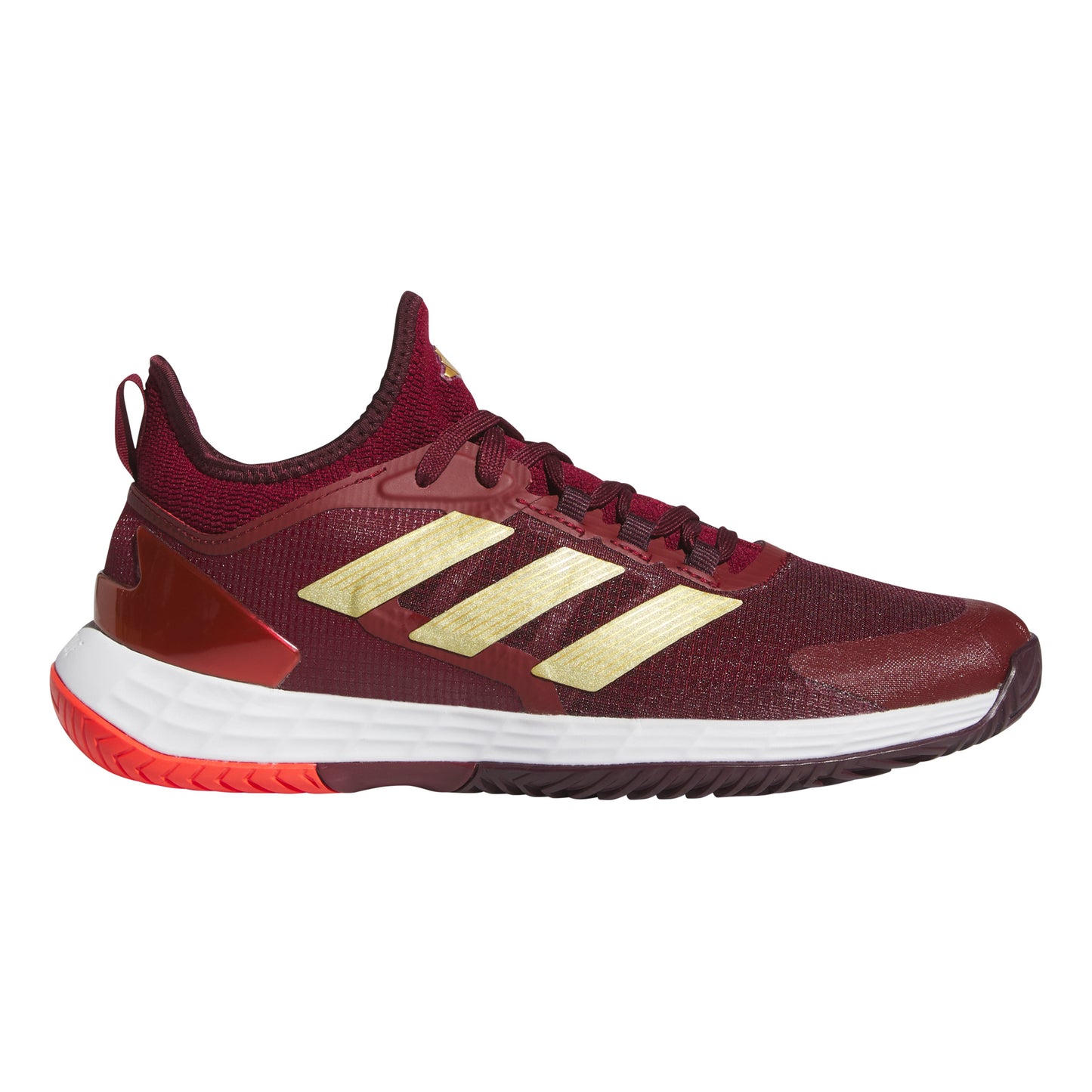 adidas adizero Ubersonic 4.1 Allcourtschuh Herren - dunkelrot, gold