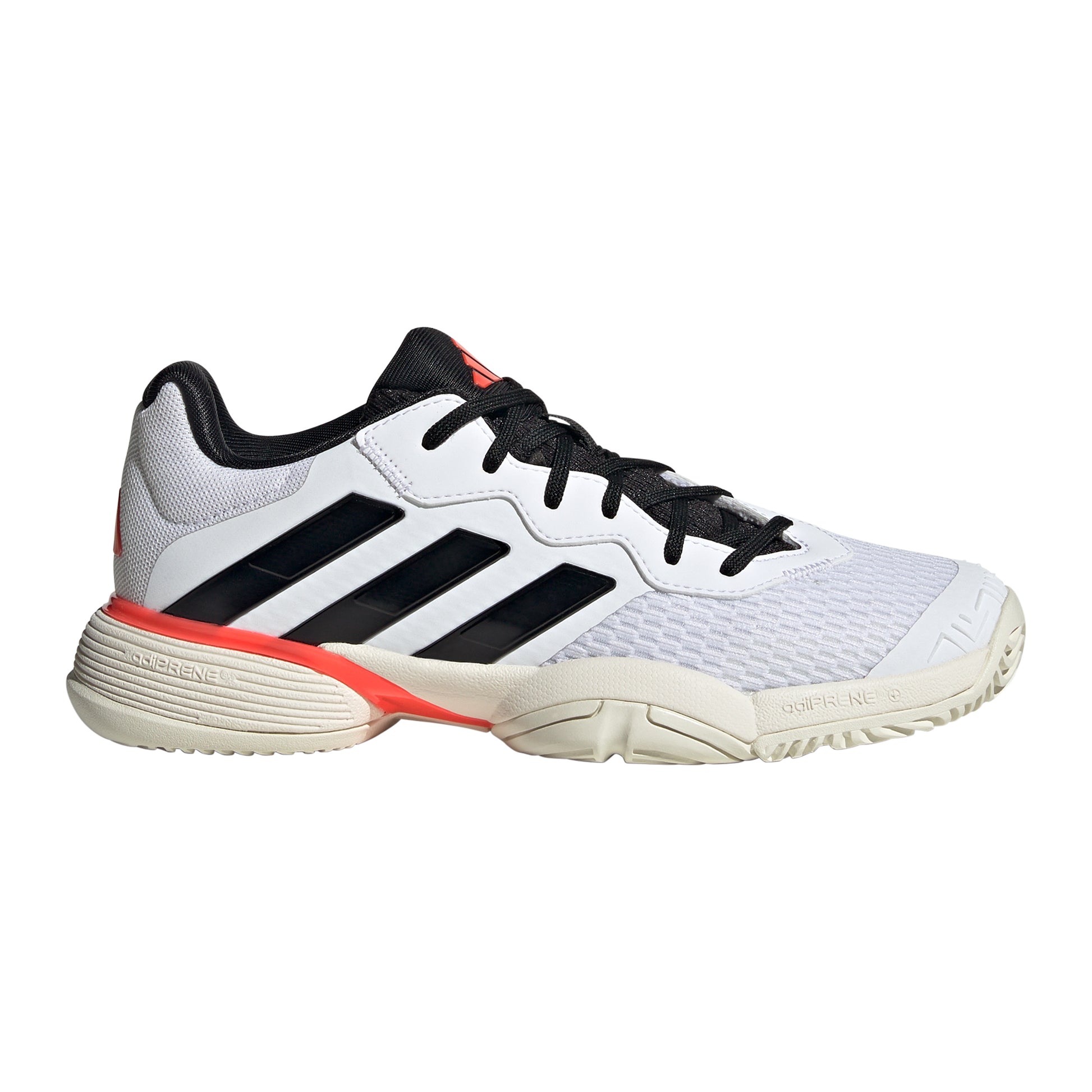 adidas Barricade Allcourtschuh Kinder - weiß, beige