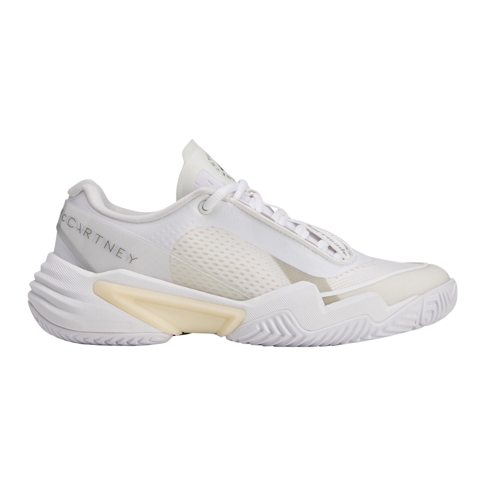 adidas ASMC Barricade Allcourtschuh Damen - hellgrau, gelb