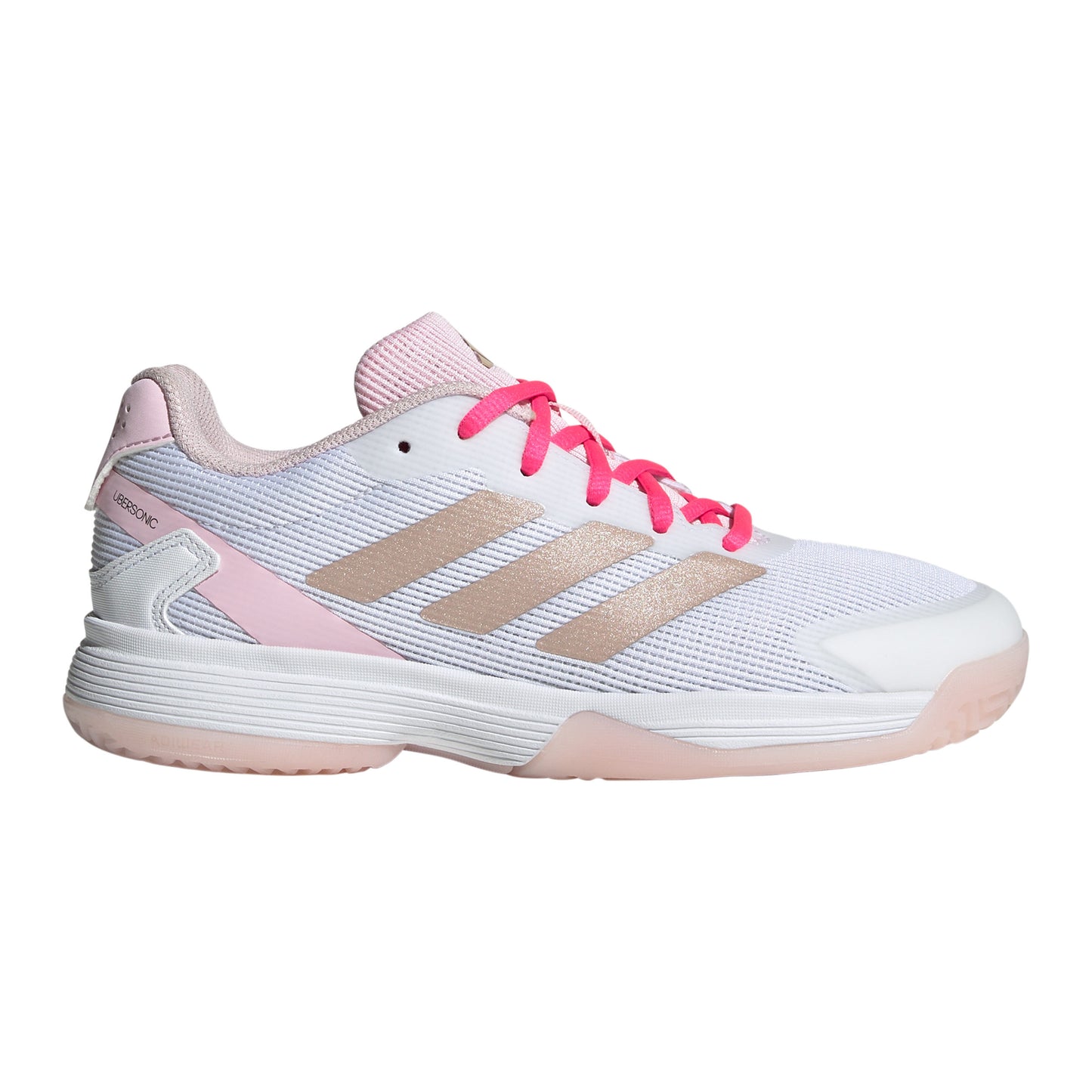 adidas Ubersonic Allcourtschuh Kinder - weiß, rosa