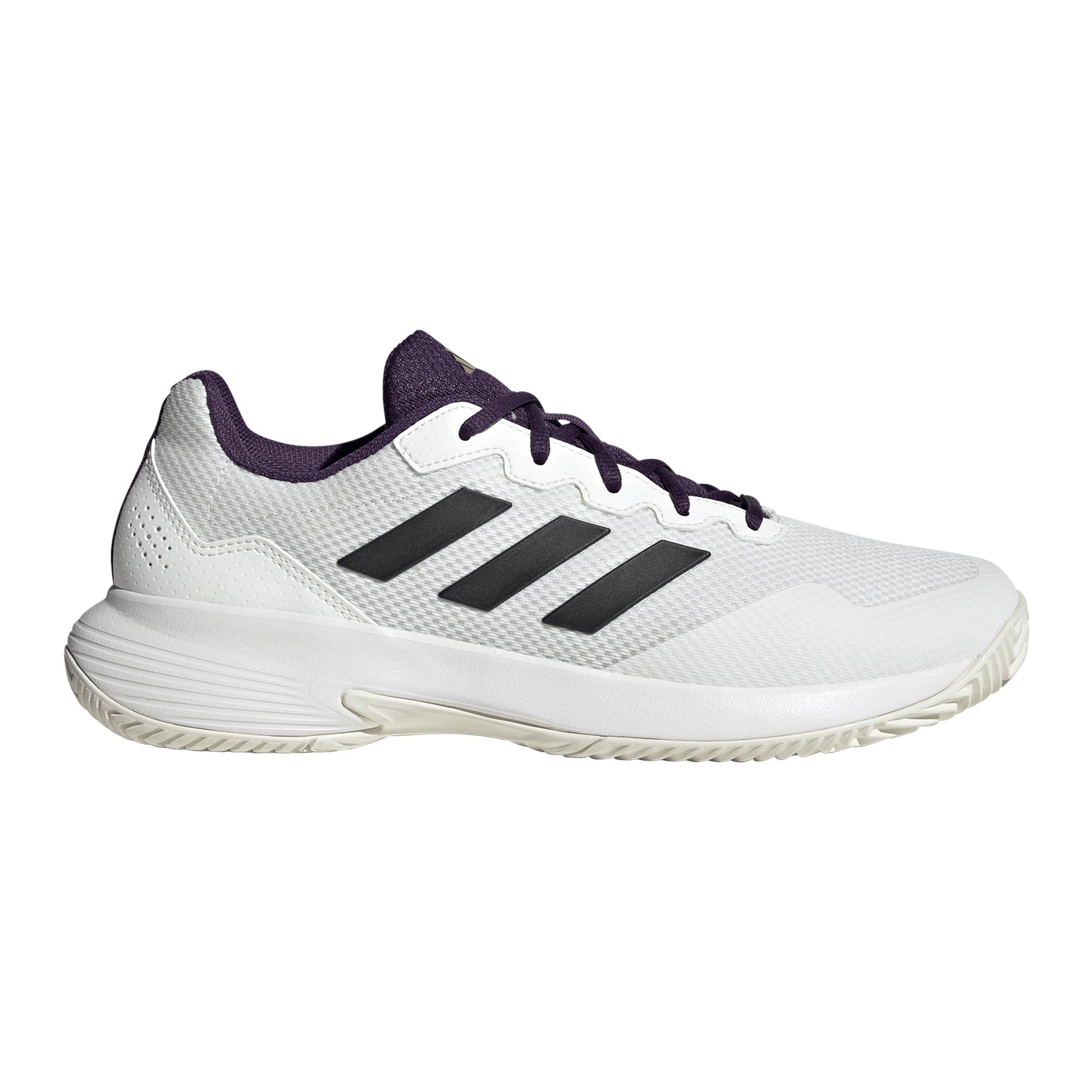adidas Gamecourt 2 Allcourtschuh Herren - weiß, lila