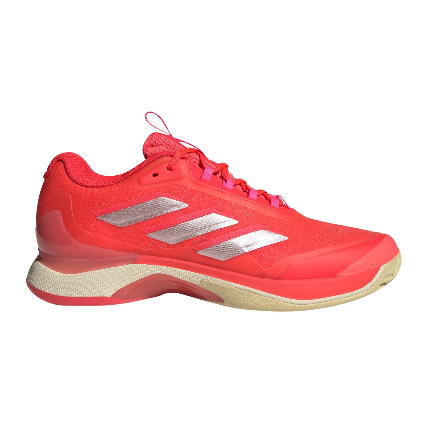 adidas Avacourt 2 Allcourtschuh Damen - rot, silber