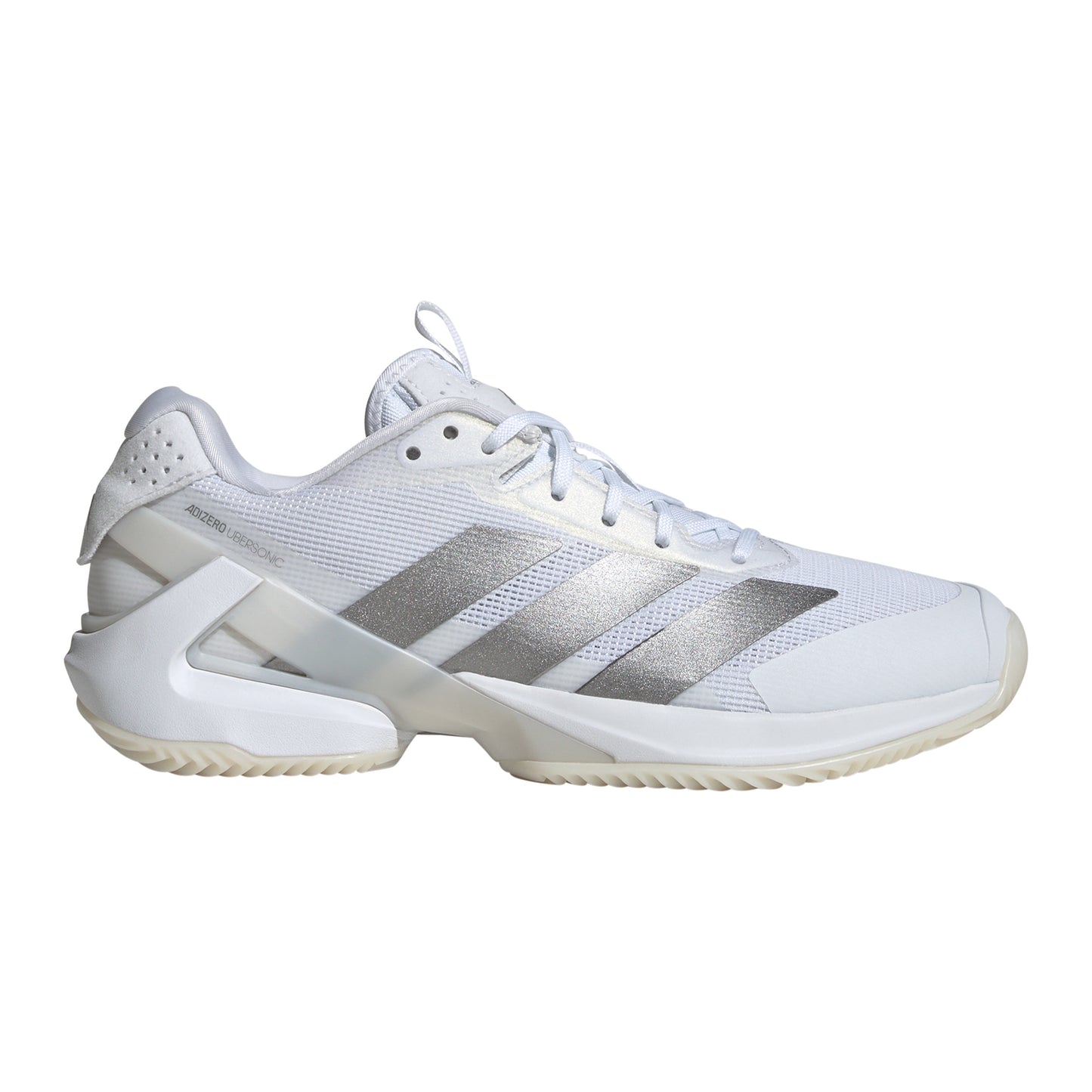 adidas adizero Ubersonic 5 Sandplatzschuh Damen - weiß, silber