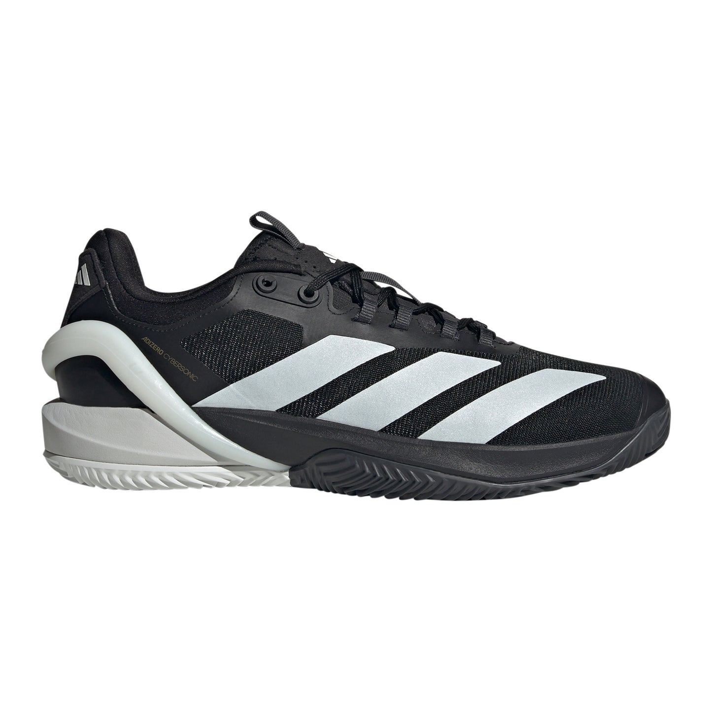 adidas Adizero Cybersonic Sandplatzschuh Herren - schwarz, silber