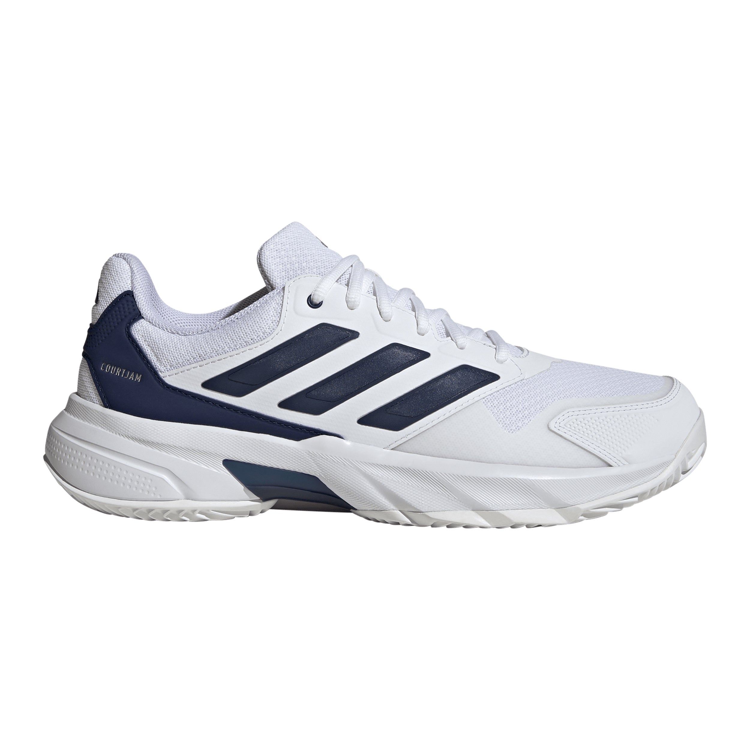 adidas CourtJam Control 3 Allcourtschuh Herren - weiß, dunkelblau