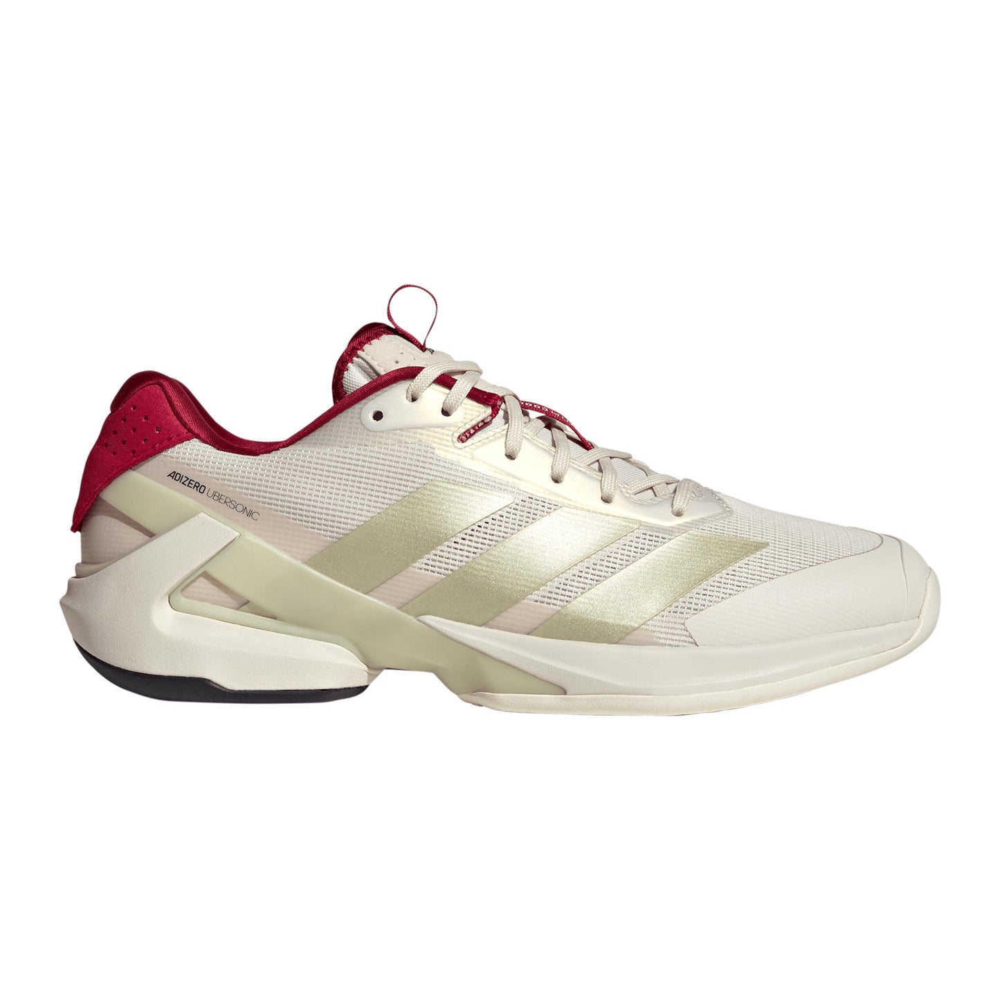 adidas adizero Ubersonic 5  Allcourtschuh Herren - weiß, dunkelrot