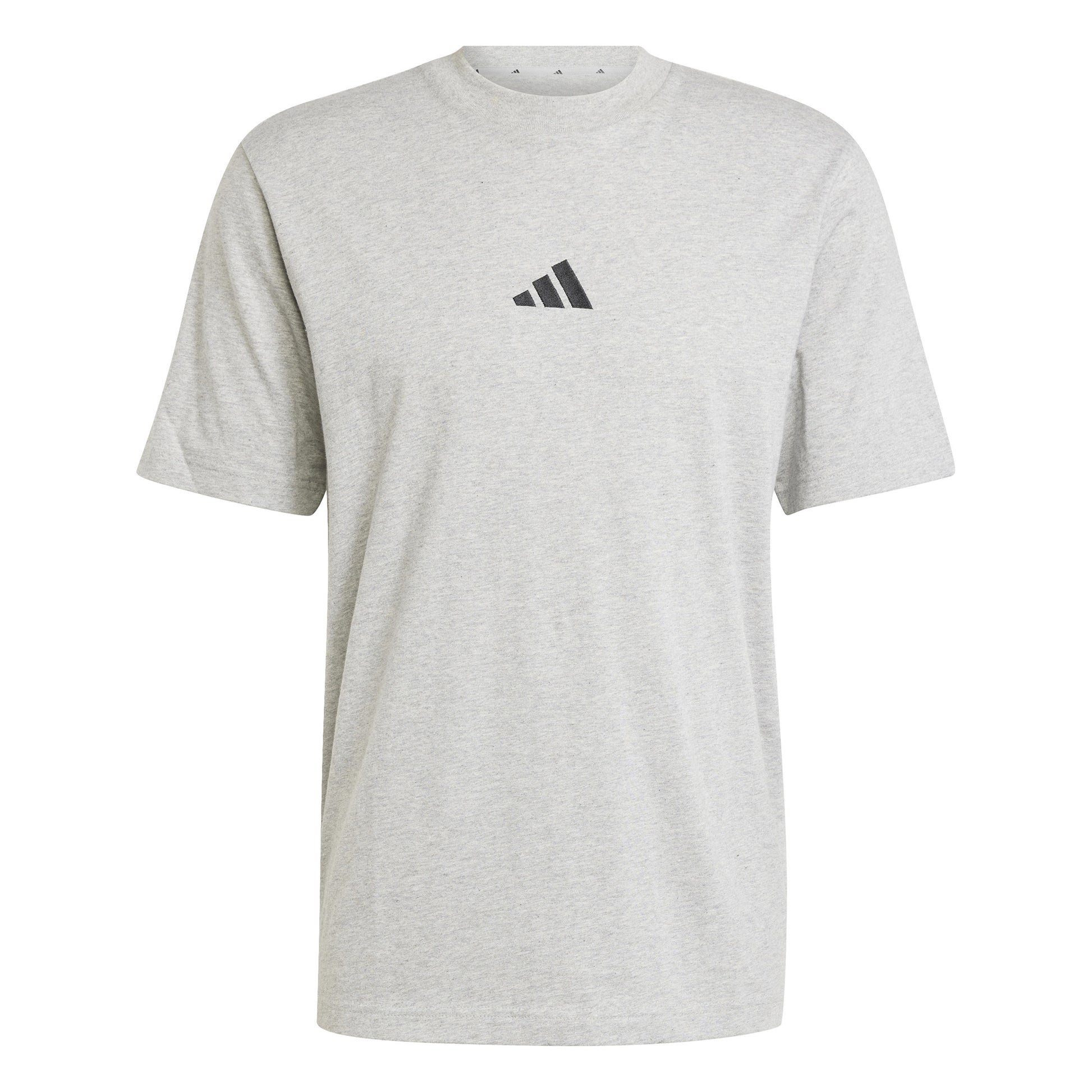 adidas Essentials Small Logo T-Shirt Herren - hellgrau,