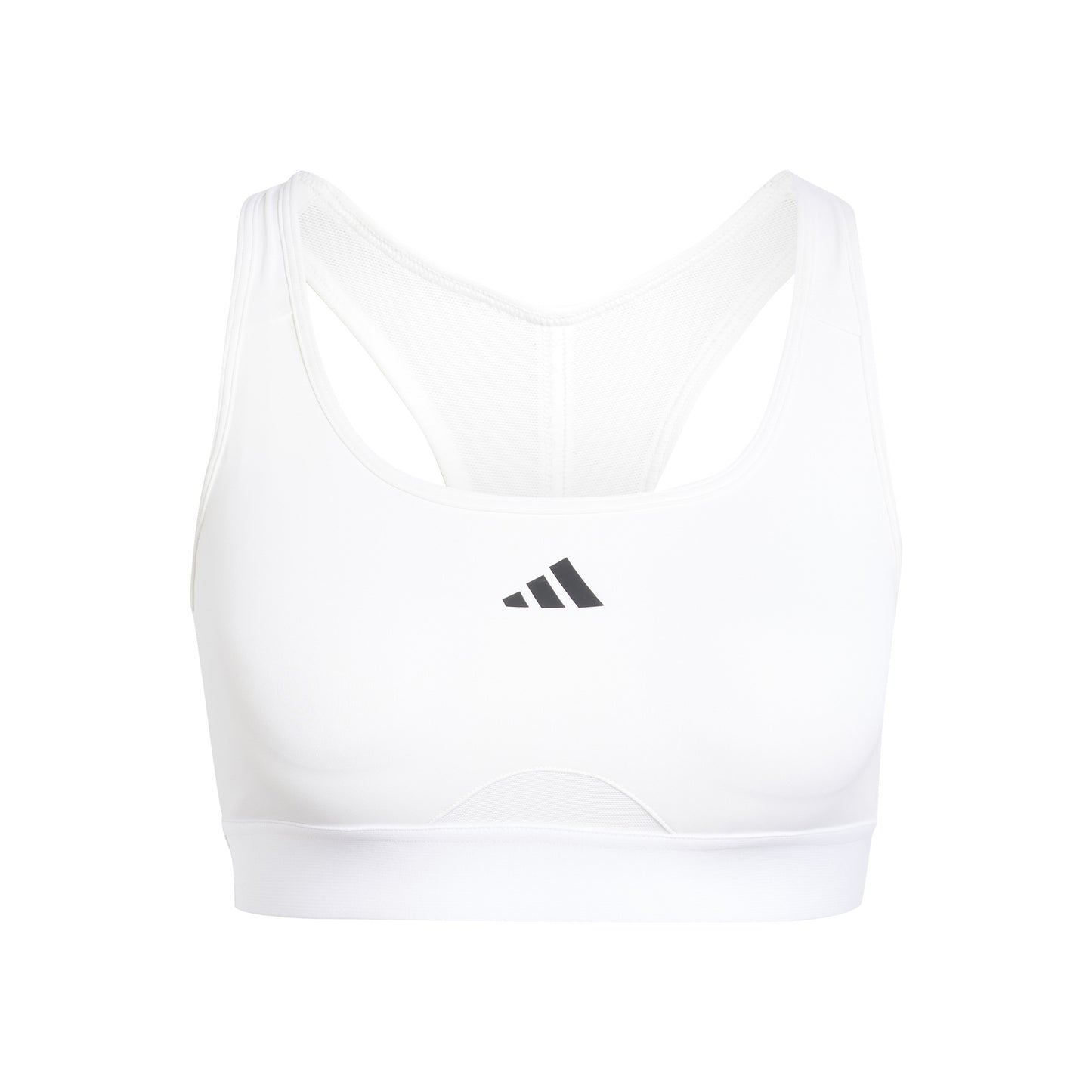 adidas Powerreact Training Sport-BH Damen - weiß