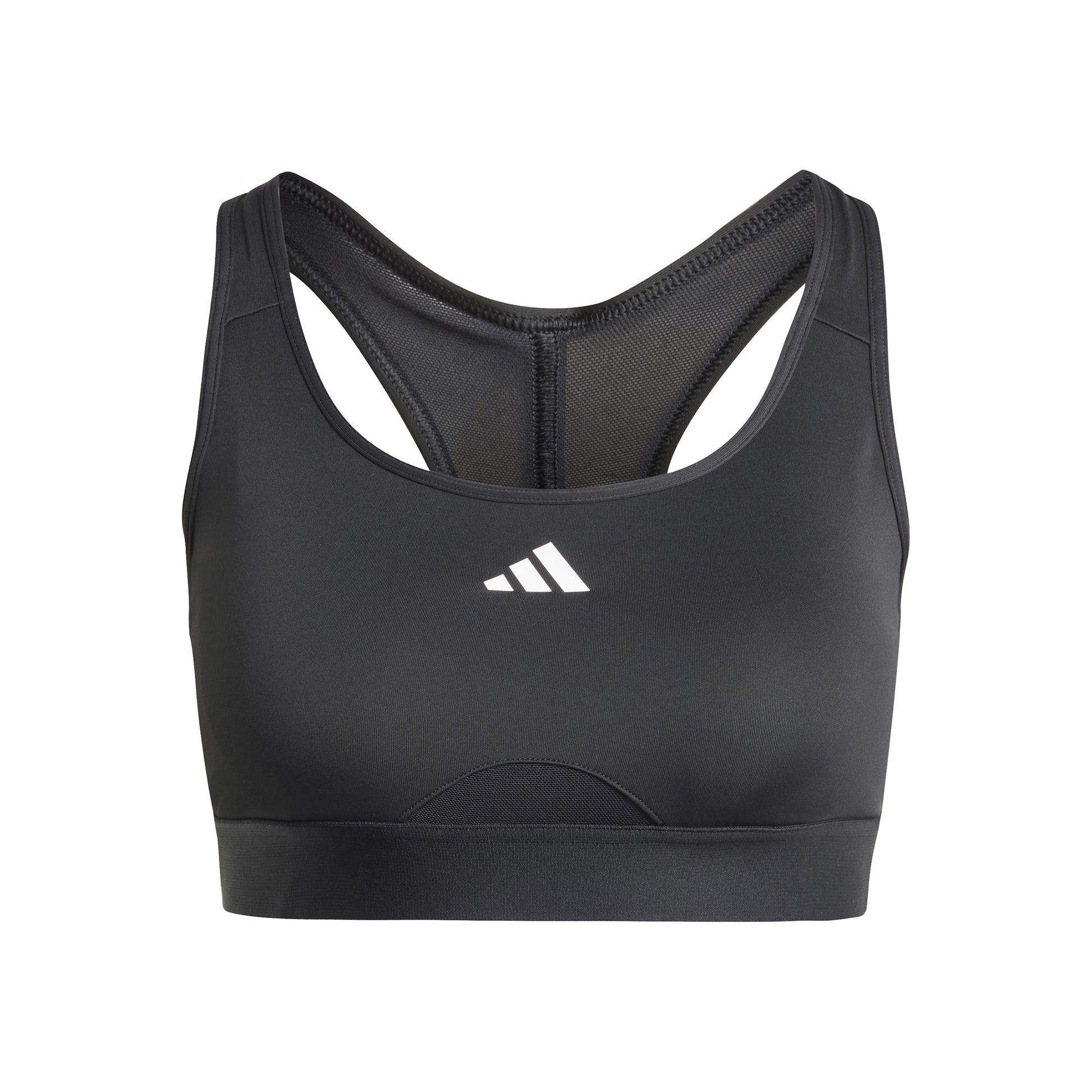 adidas Powerreact Training Sport-BH Damen - schwarz
