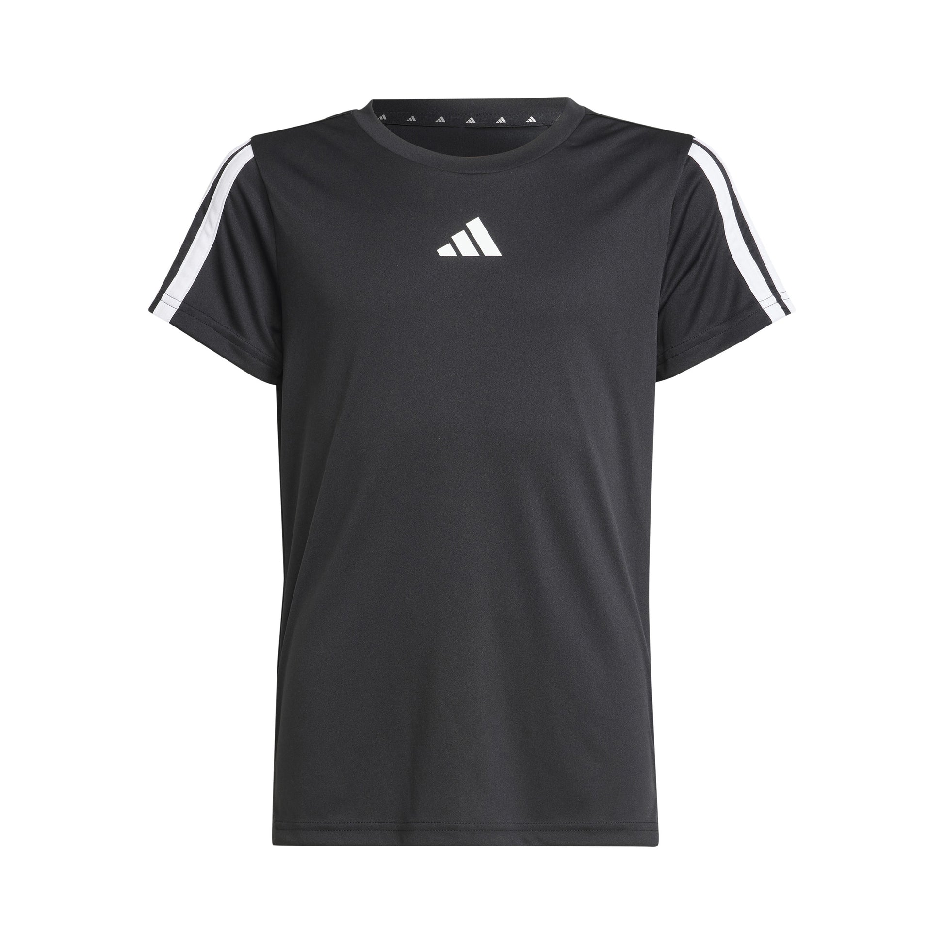adidas Training Essentials 3 Stripes T-Shirt Kinder - schwarz, weiß