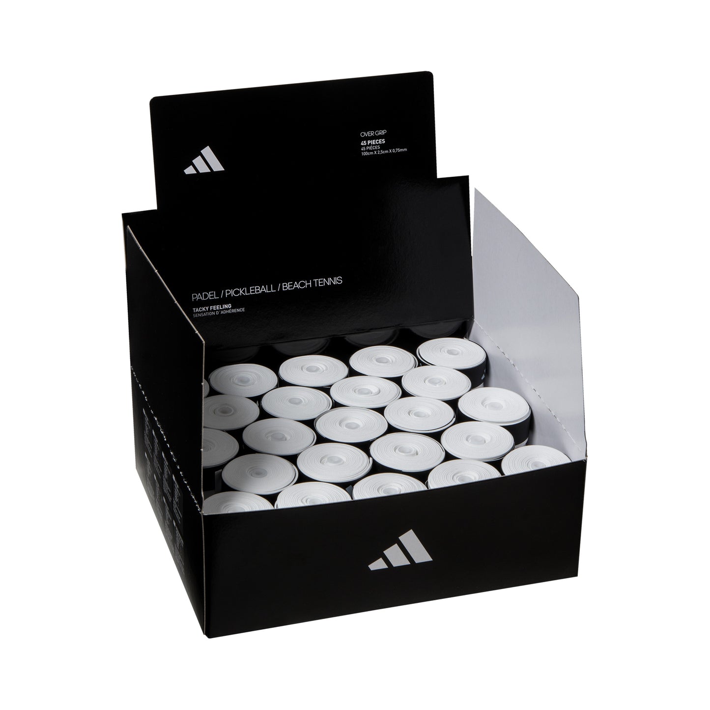 adidas Box of overgrip  45er Box - weiß