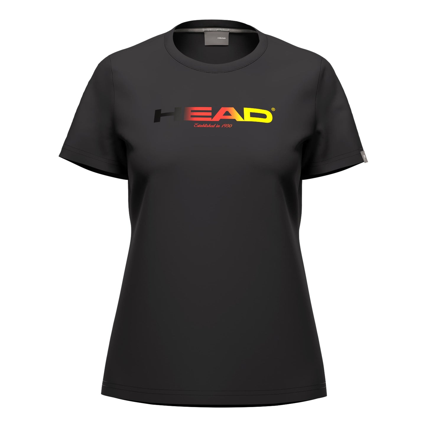HEAD DTB Rainbow T-Shirt Damen-schwarz