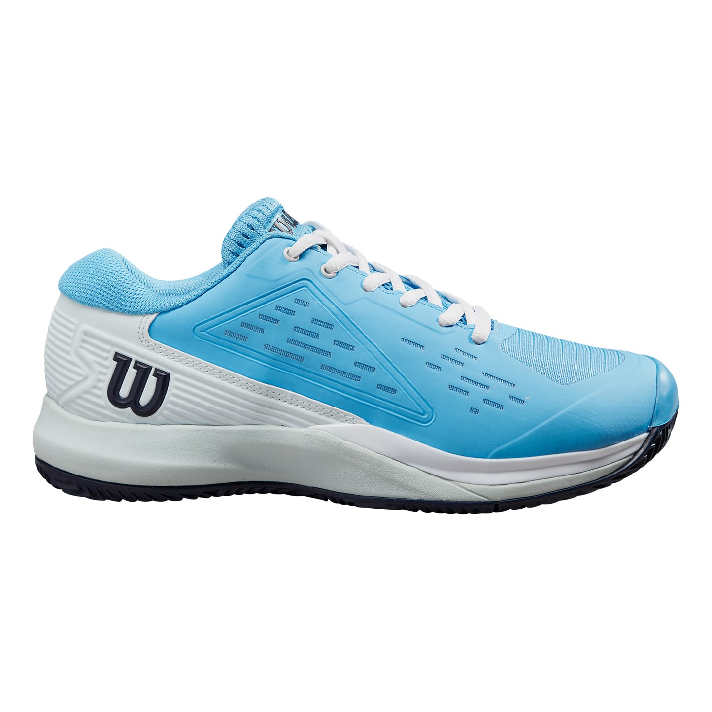 Wilson Rush Pro Ace Sandplatzschuh Damen - hellblau, weiß