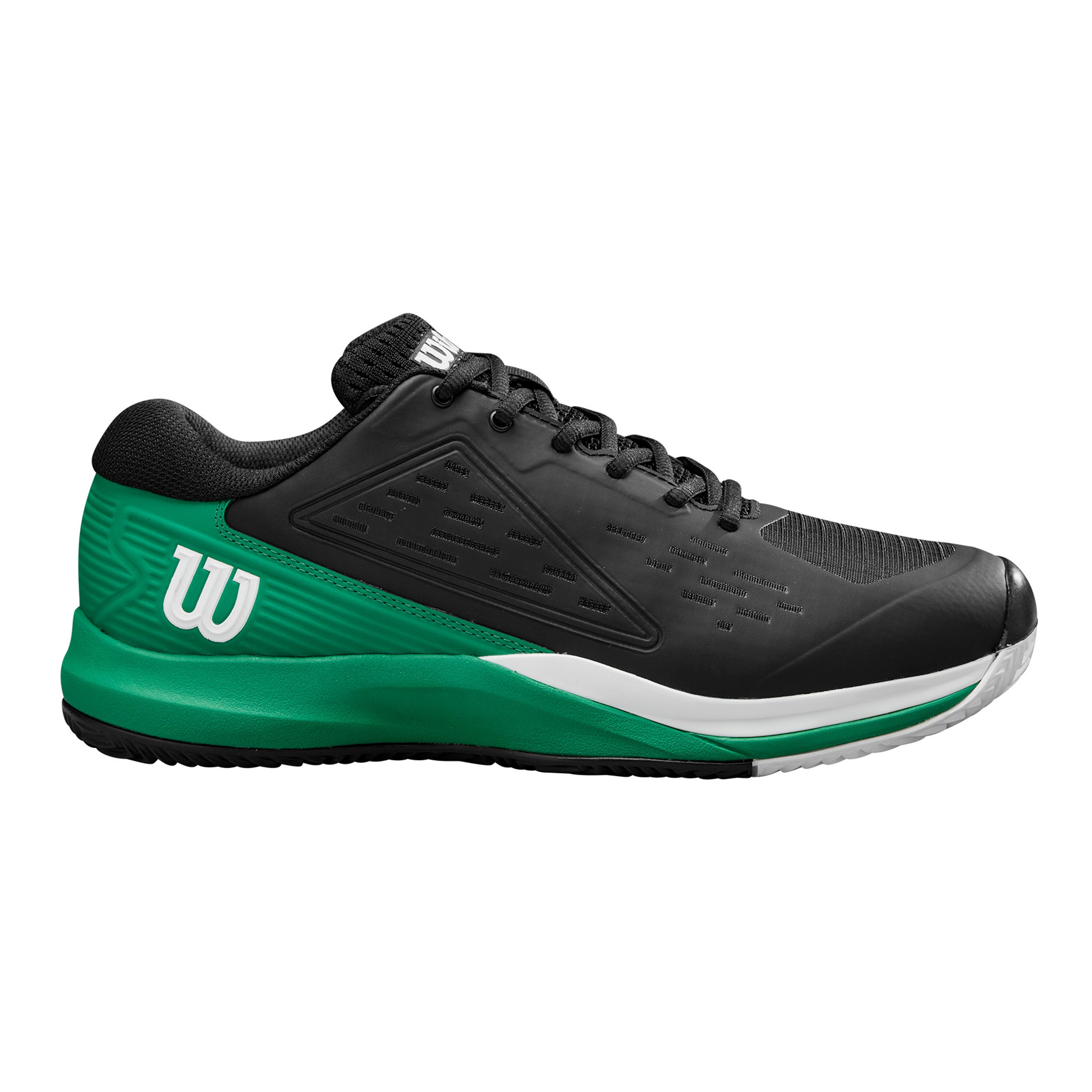 Wilson Rush Pro Ace Sandplatzschuh Herren-Schwarz,Grün