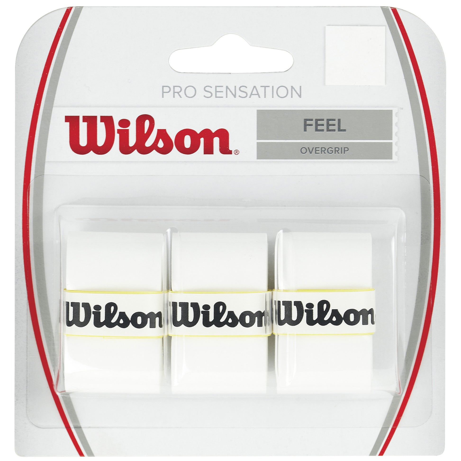 Wilson Pro Overgrip Sensation 3er Pack-Weiß