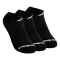Invisible Tennissocken 3er Pack-Schwarz,Weiß