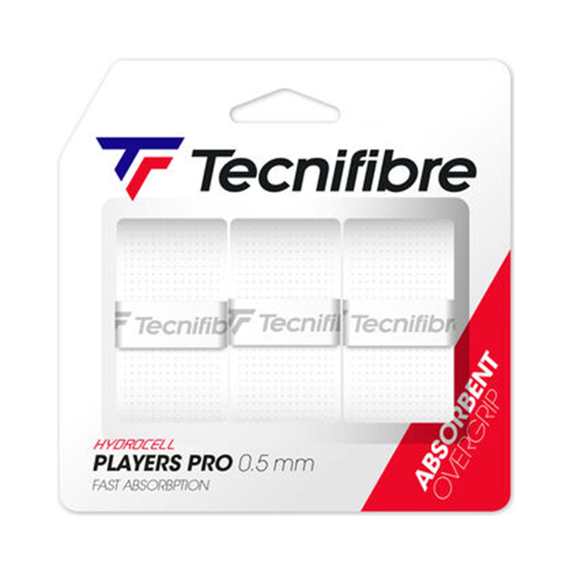 Tecnifibre Players Pro 3er Pack-Weiß