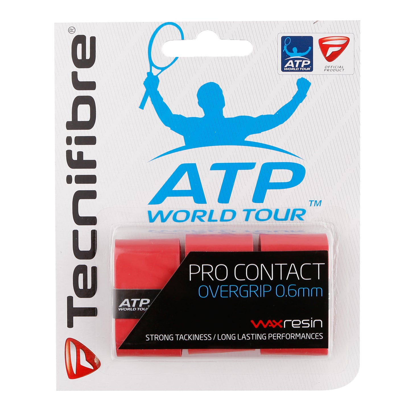 Tecnifibre Contact Pro 3er Pack-Rot