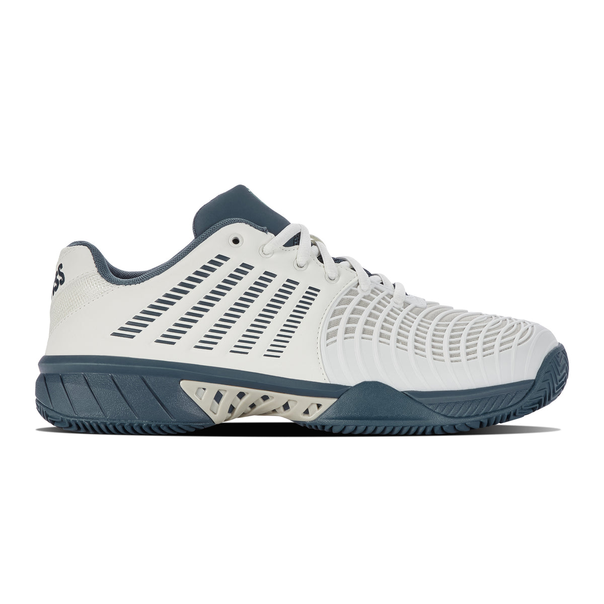K-Swiss Express Light 3 Sandplatzschuh Herren - weiß, petrol