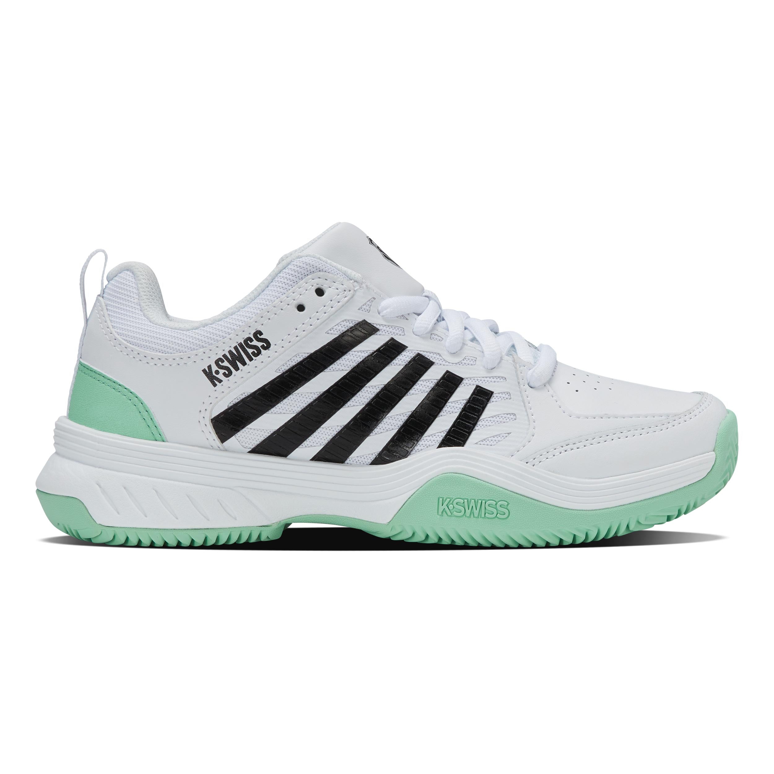K-Swiss Court Express 2 Sandplatzschuh Damen - weiß, schwarz