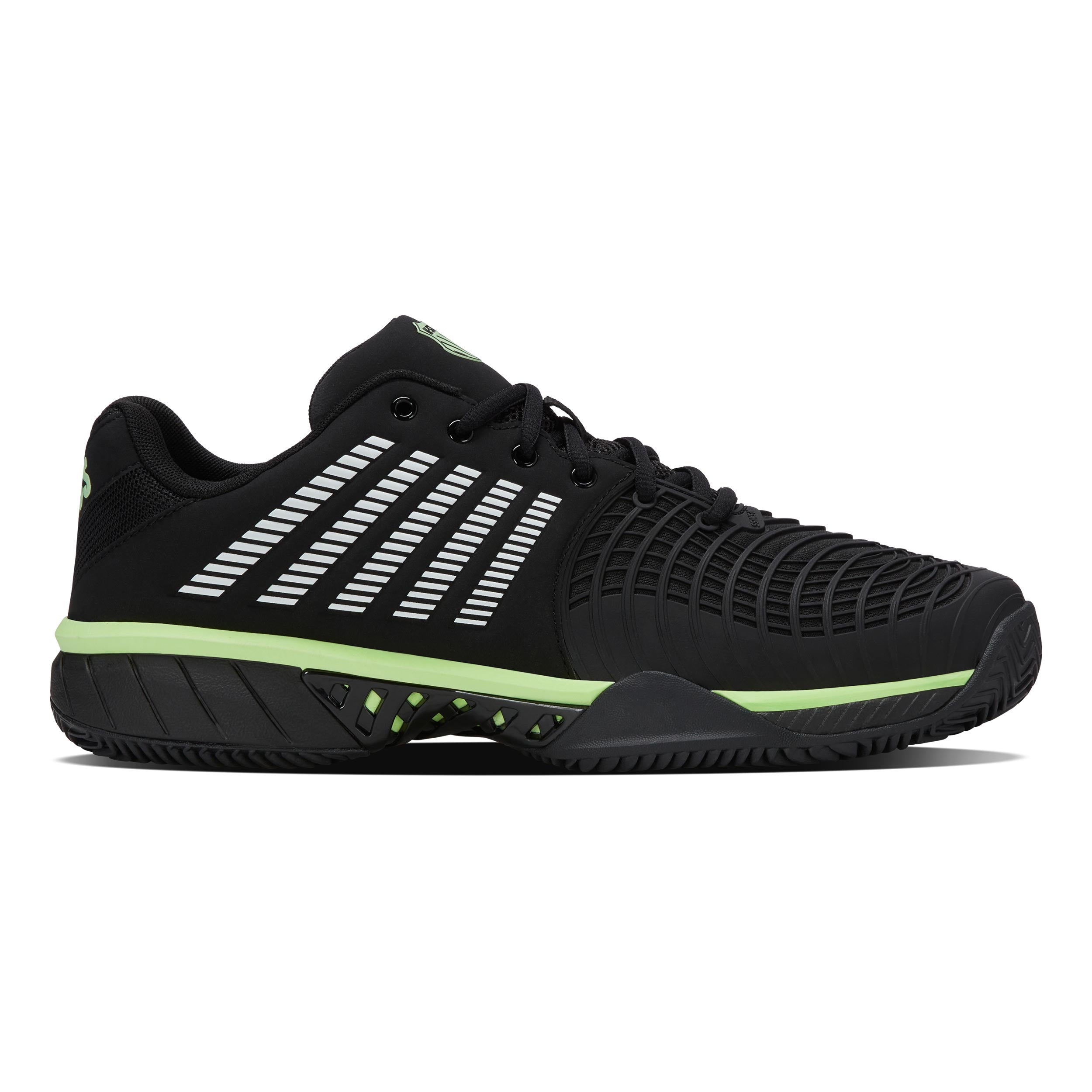 K-Swiss Express Light 3 Sandplatzschuh Herren - schwarz, neongrün