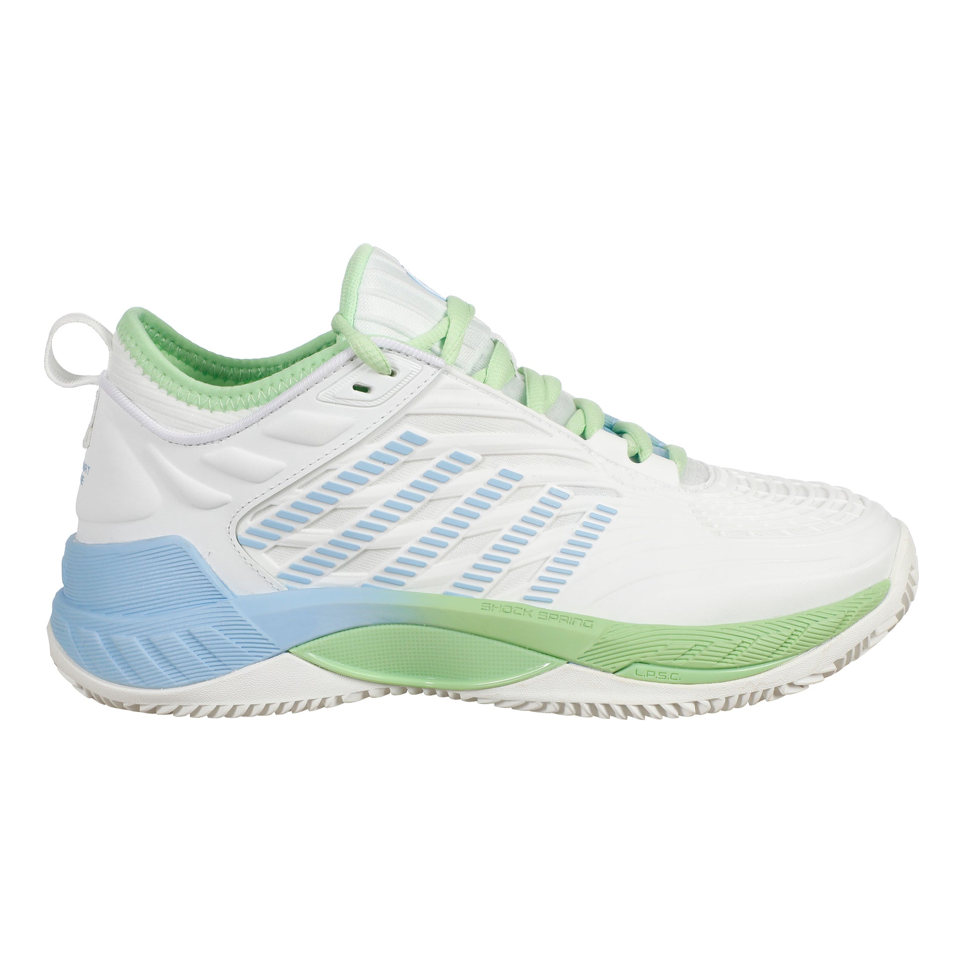 K-Swiss Hypercourt Supreme 2 Sandplatzschuh Damen - weiß, hellgrün
