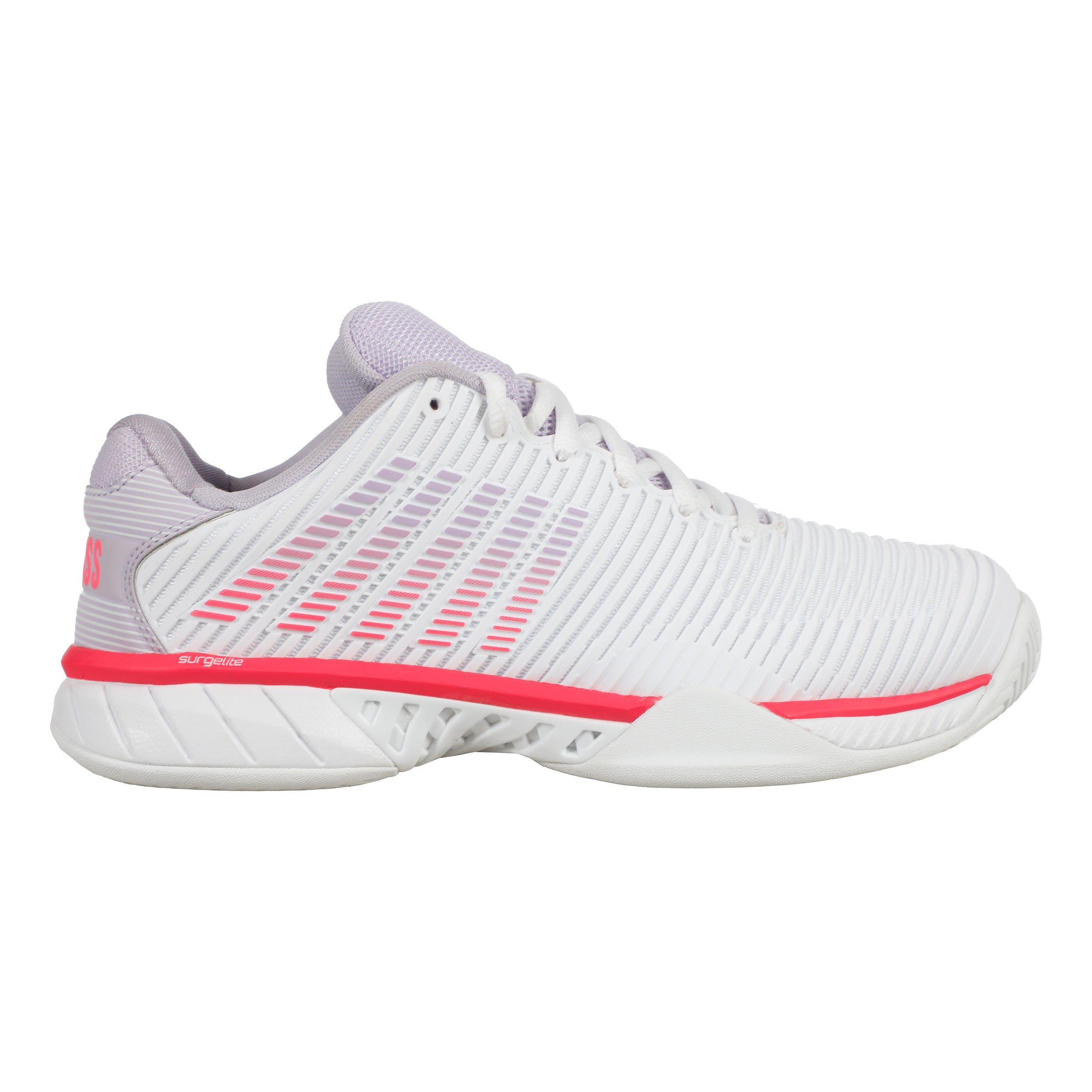 K-Swiss Hypercourt Express 2 Allcourtschuh Damen-Weiß,Neonpink