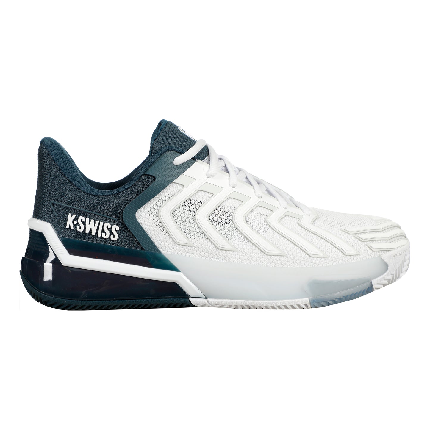 K-Swiss Ultrashot 4 Sandplatzschuh Herren-Weiß,Petrol