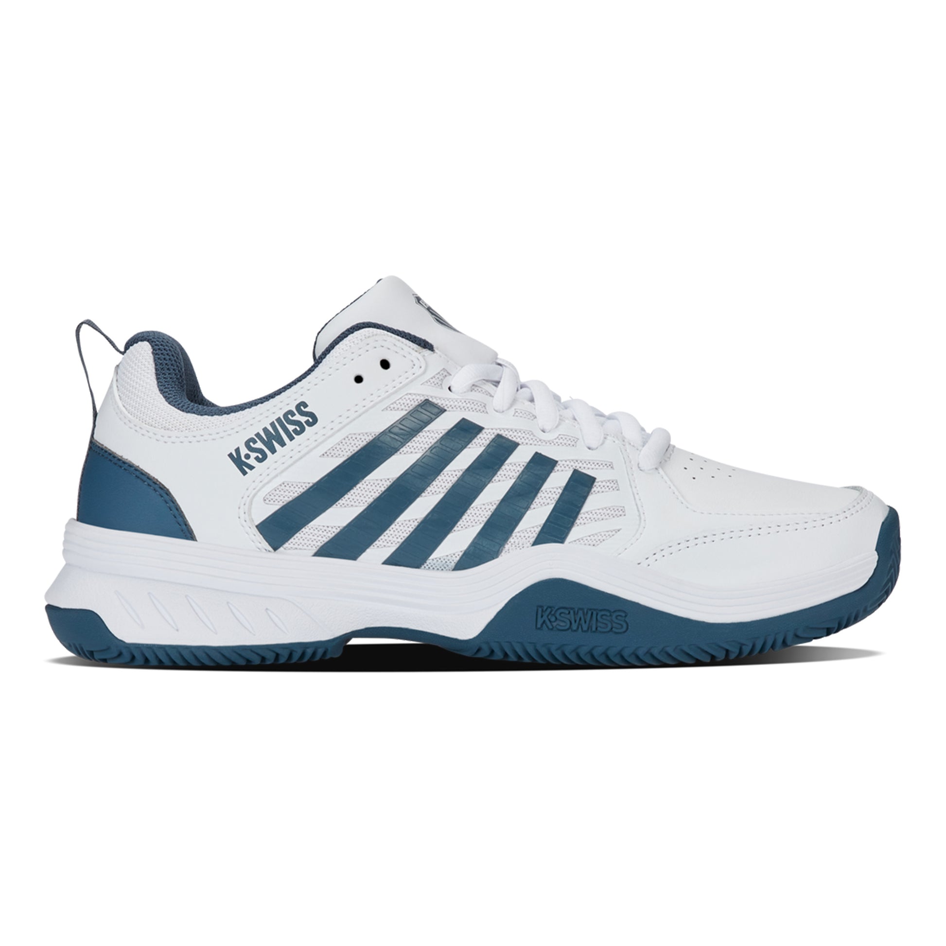 K-Swiss Court Express 2 Sandplatzschuh Herren-Weiß,Dunkelblau