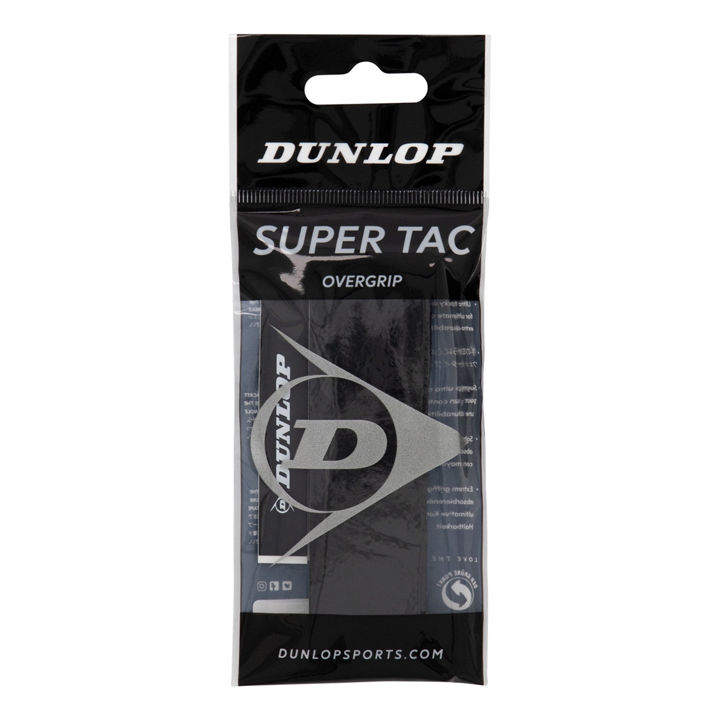 Dunlop Super Tac 1er Pack-Schwarz
