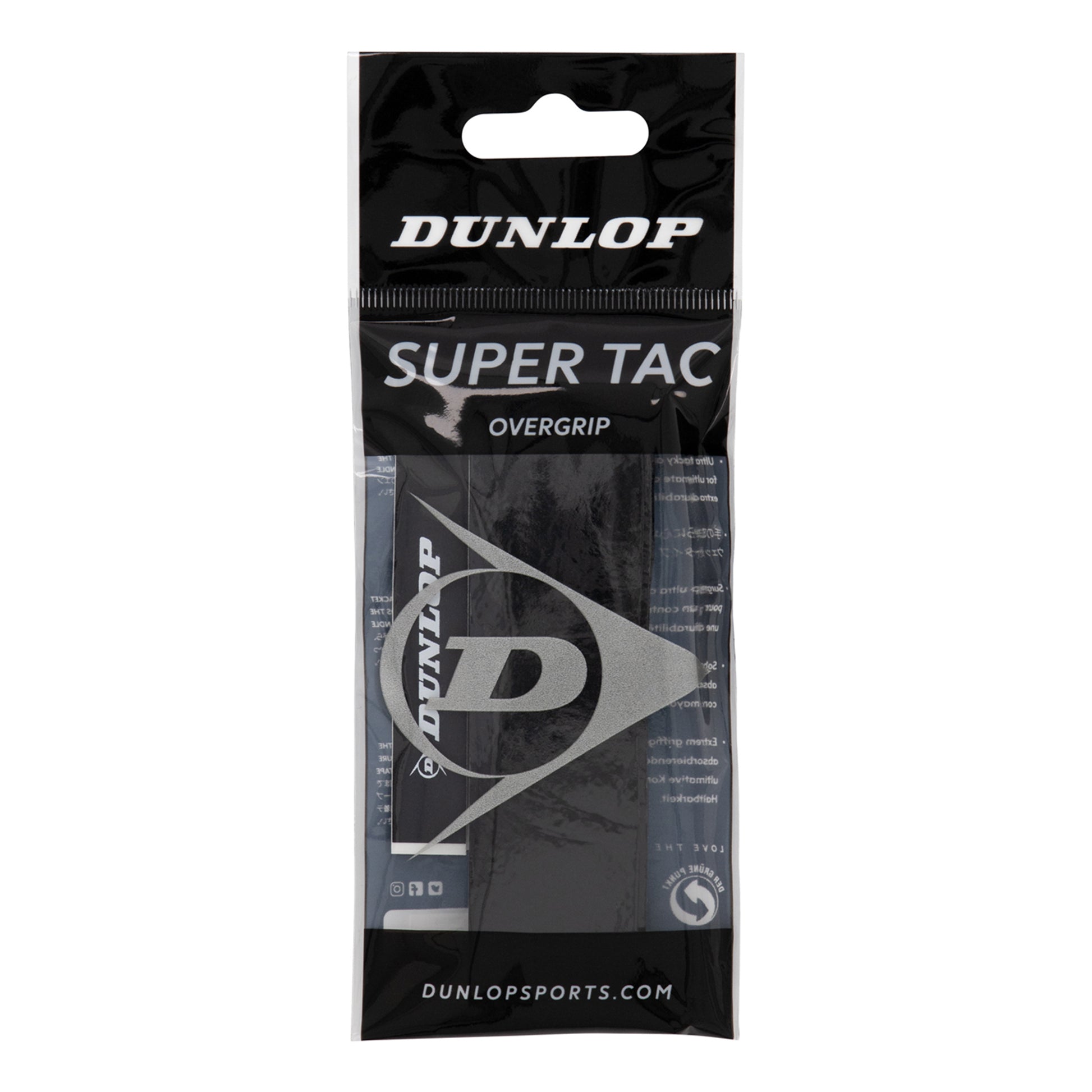 Dunlop Super Tac 1er Pack-Schwarz