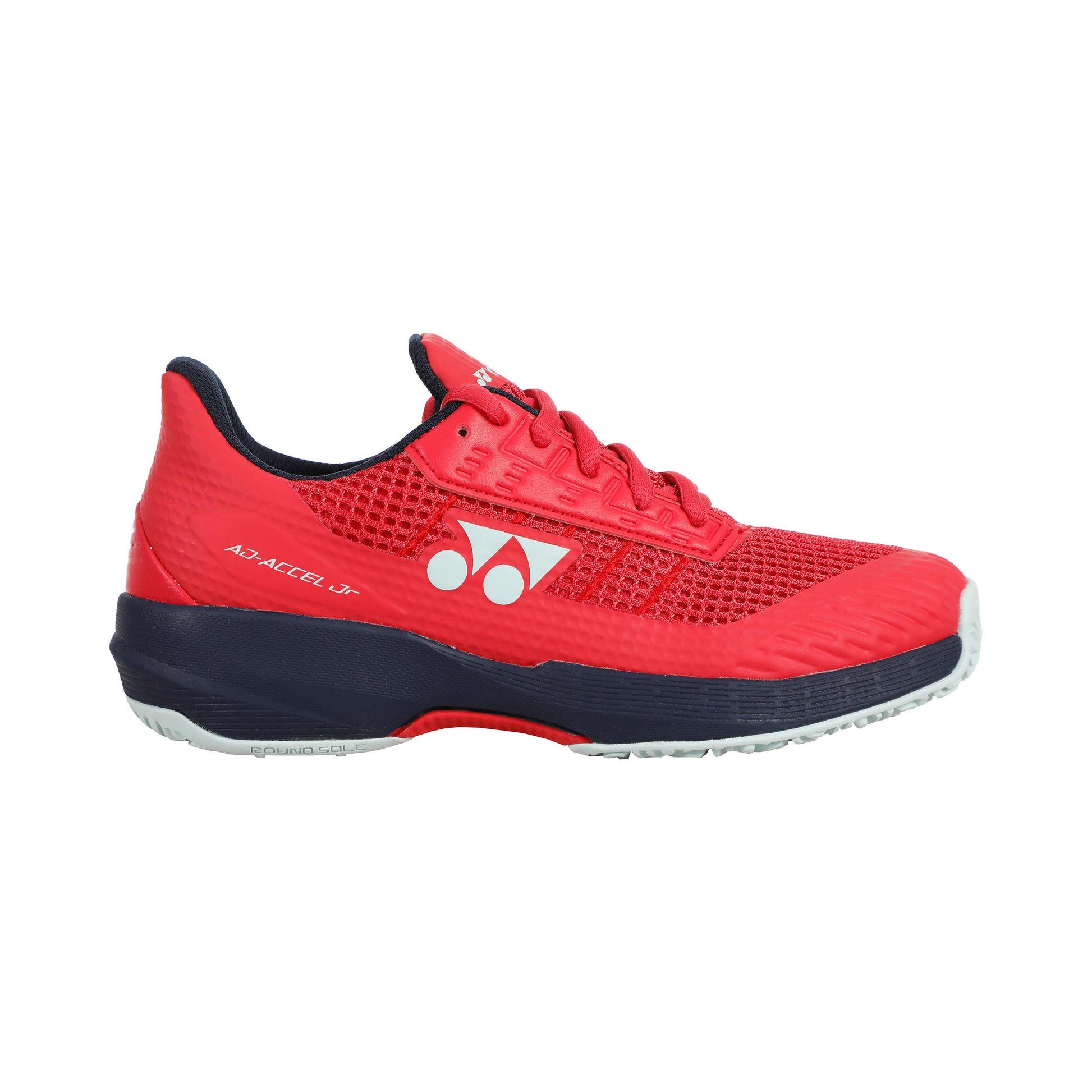 Yonex Power Cushion AD-ACCEL Sandplatzschuh Kinder-Koralle,Schwarz