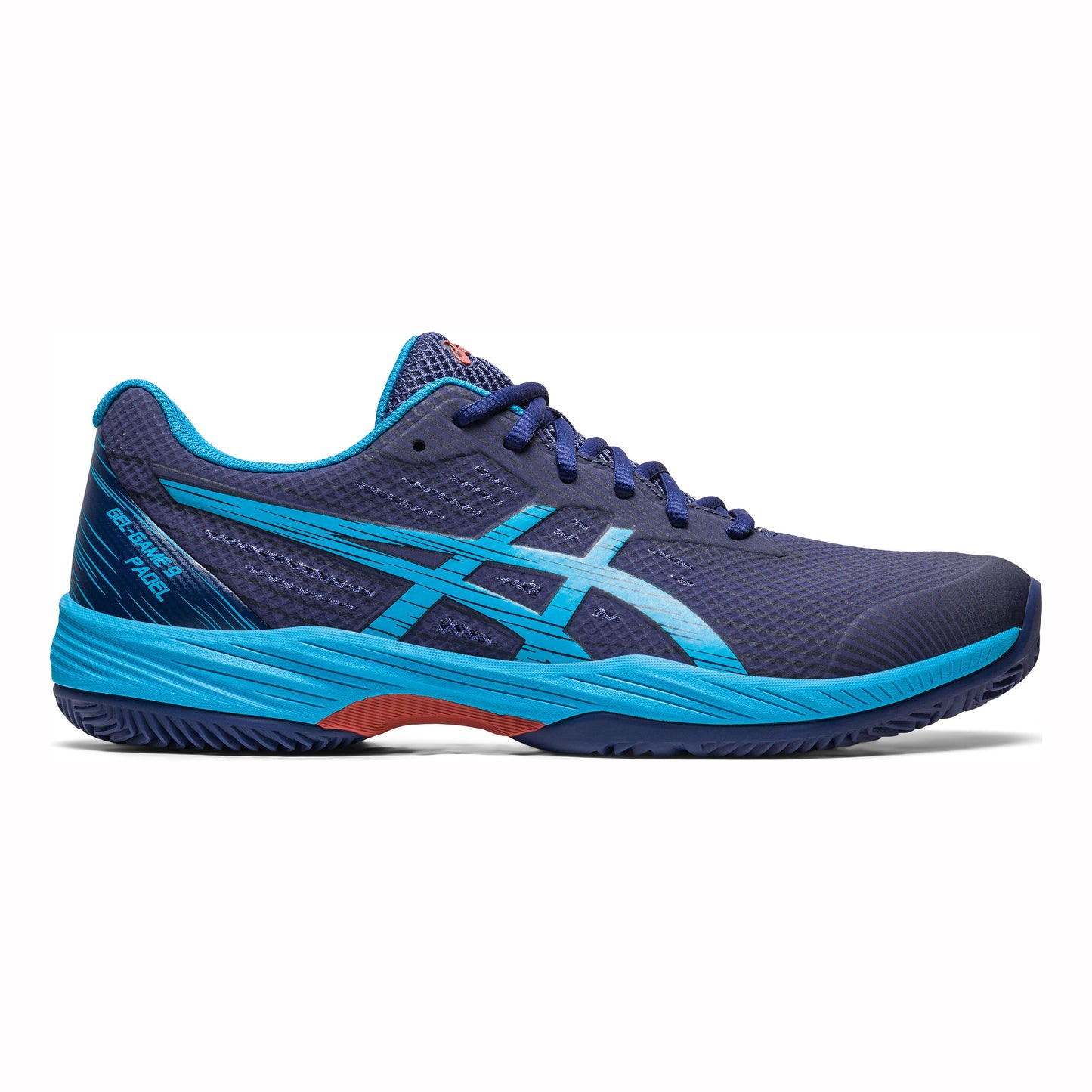 ASICS Gel-Game 9 Padelschuh Herren - dunkelblau, türkis