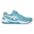 Gel-Dedicate 8 Sandplatzschuh Damen - petrol, weiß