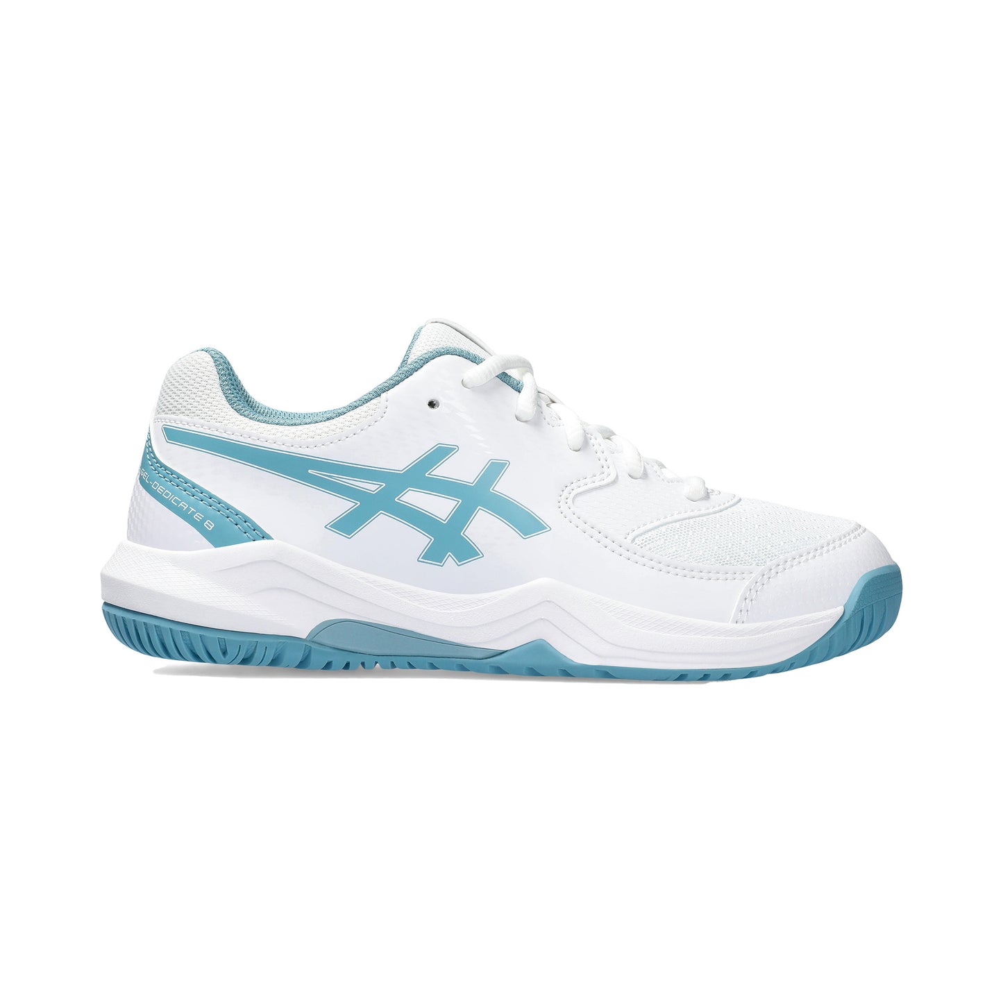 ASICS Gel-Dedicate 8 GS Allcourtschuh Kinder - weiß, türkis
