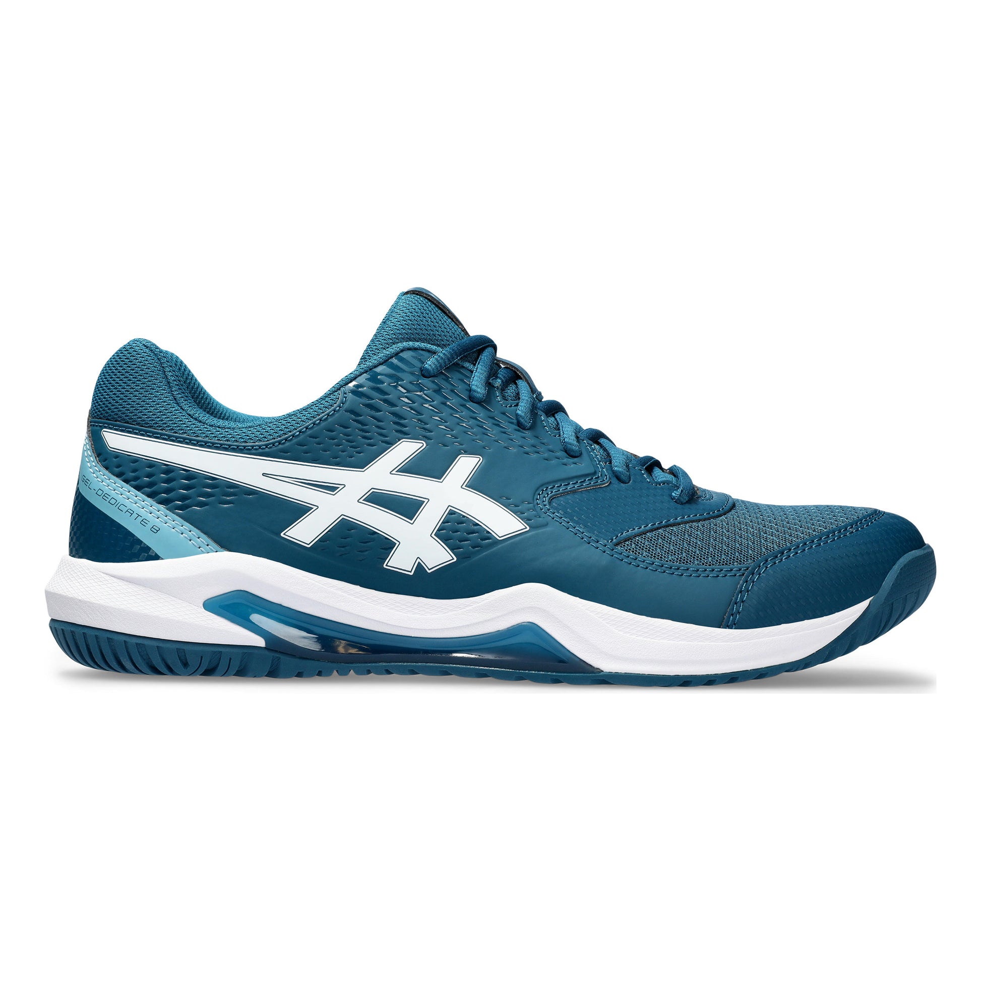 ASICS Gel-Dedicate 8 Allcourtschuh Herren - petrol, weiß