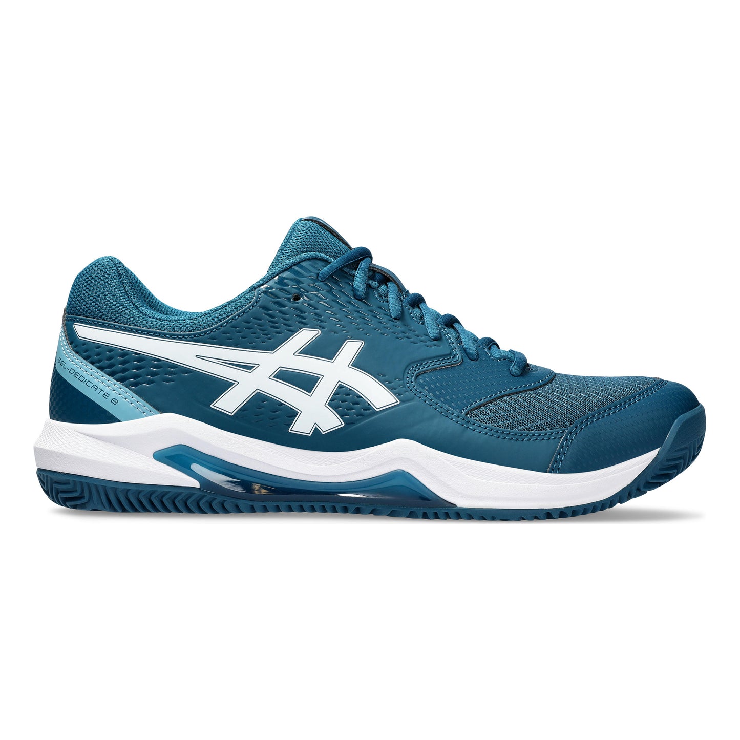 ASICS Gel-Dedicate 8 Sandplatzschuh Herren - petrol, weiß