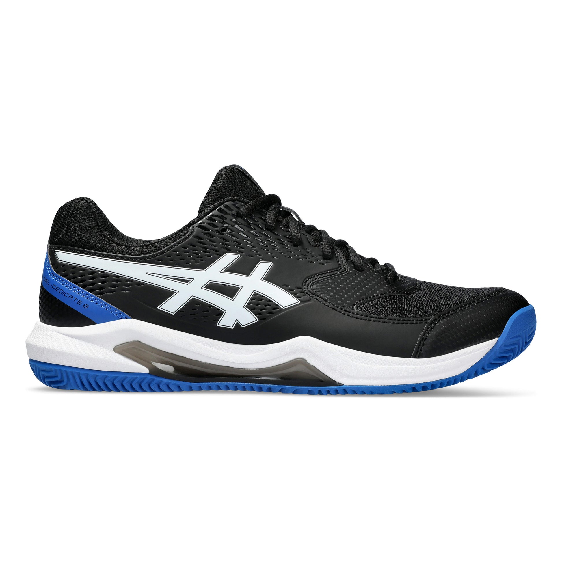 ASICS Gel-Dedicate 8 Sandplatzschuh Herren - schwarz, weiß