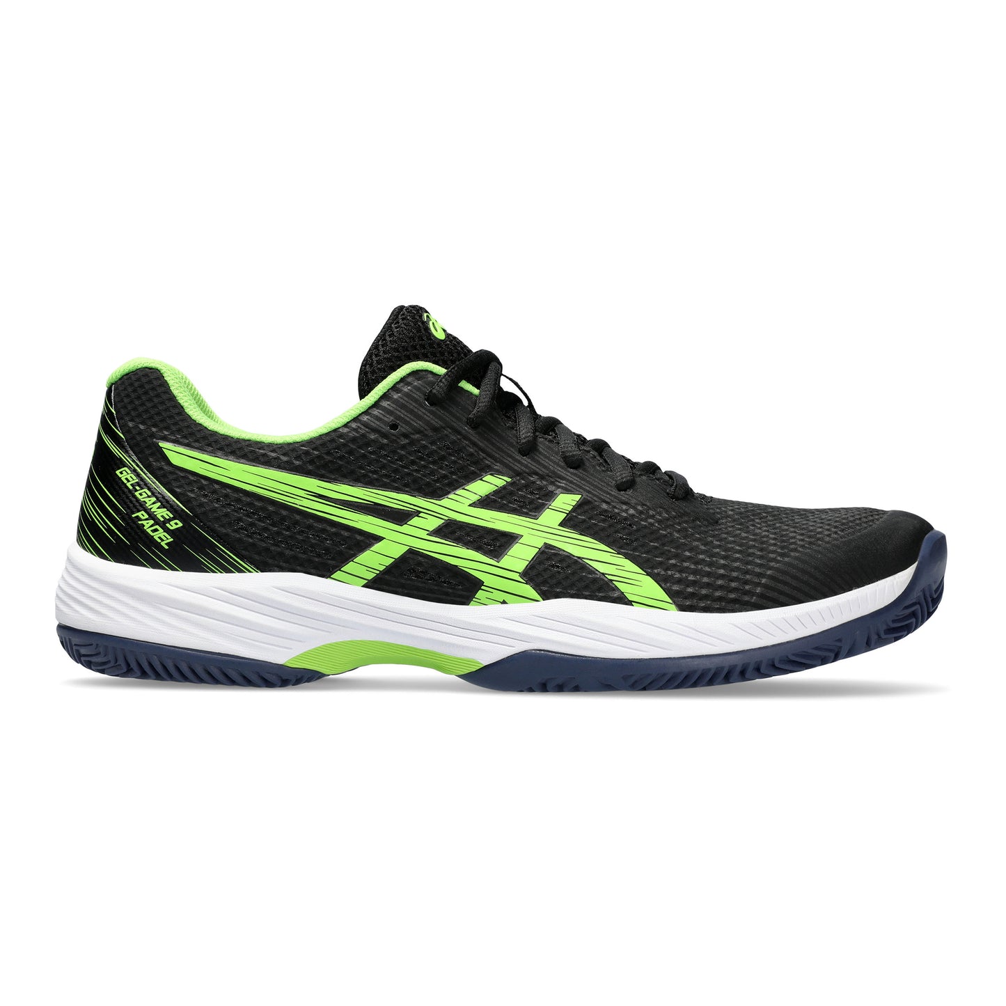 ASICS Gel-Game 9 Padelschuh Herren - schwarz, neongrün