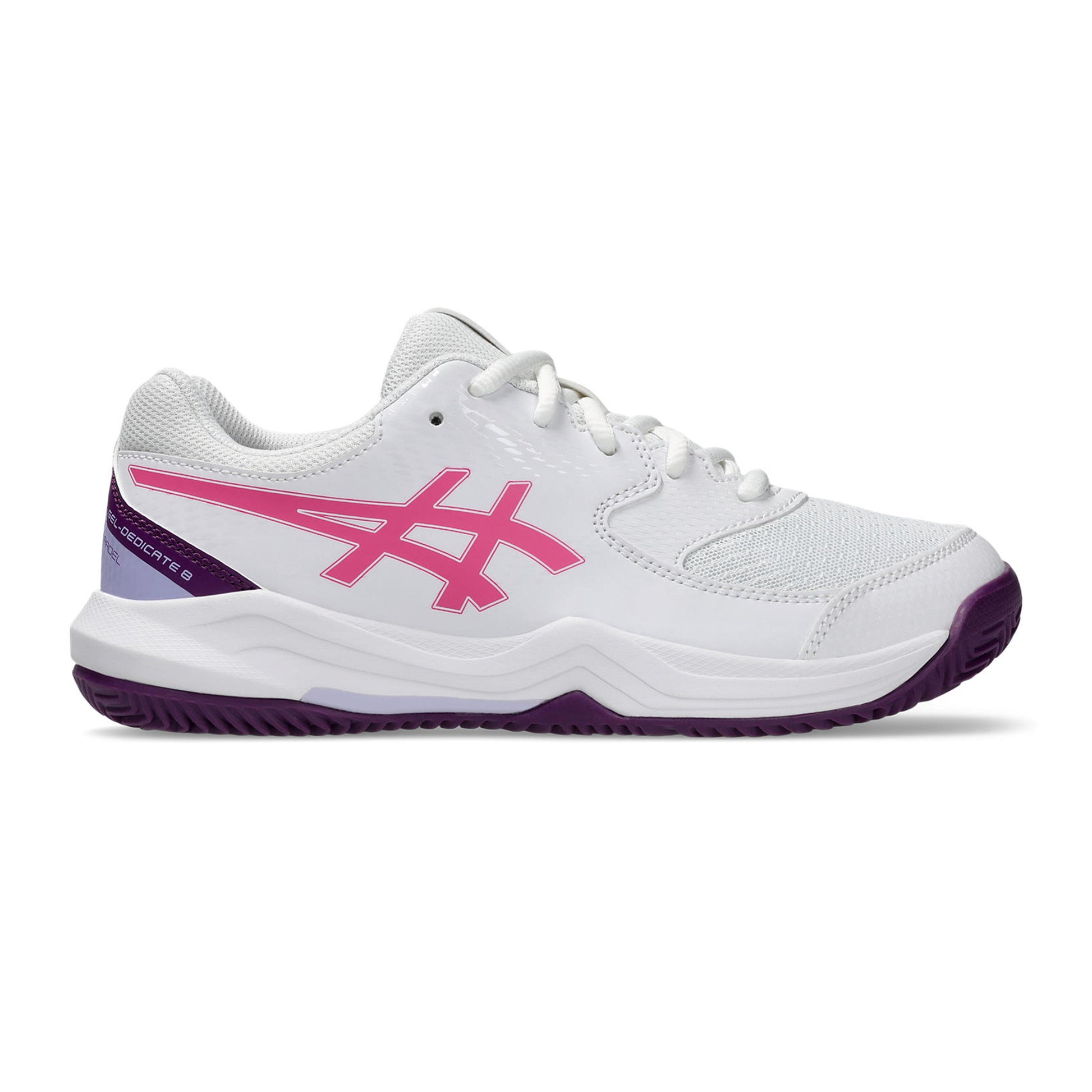 ASICS GEL-DEDICATE 8 PADEL GS Padelschuh Kinder-weiß, rosa